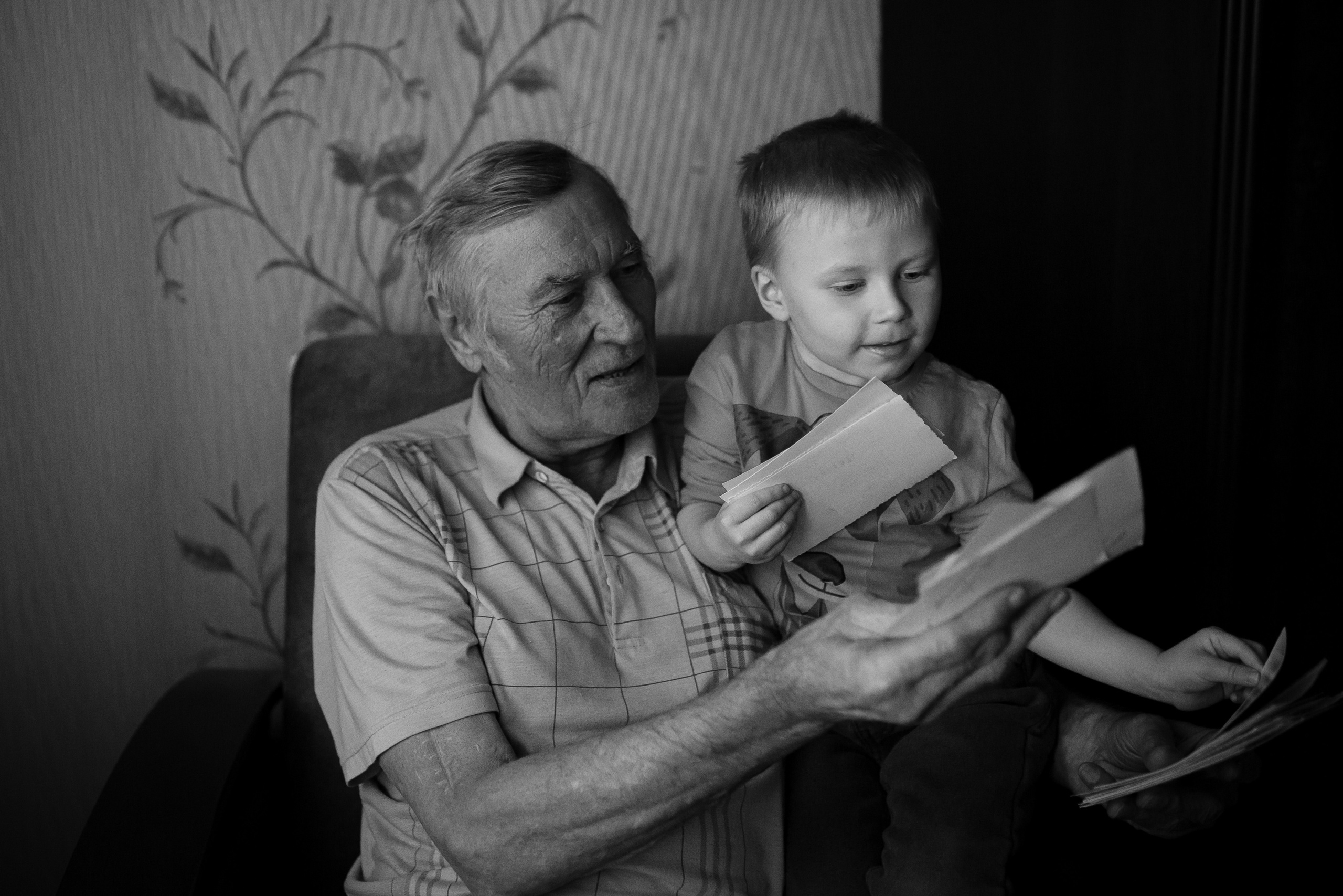 В гостях у дедушки. Семейный фотограф Алёна Шаталова