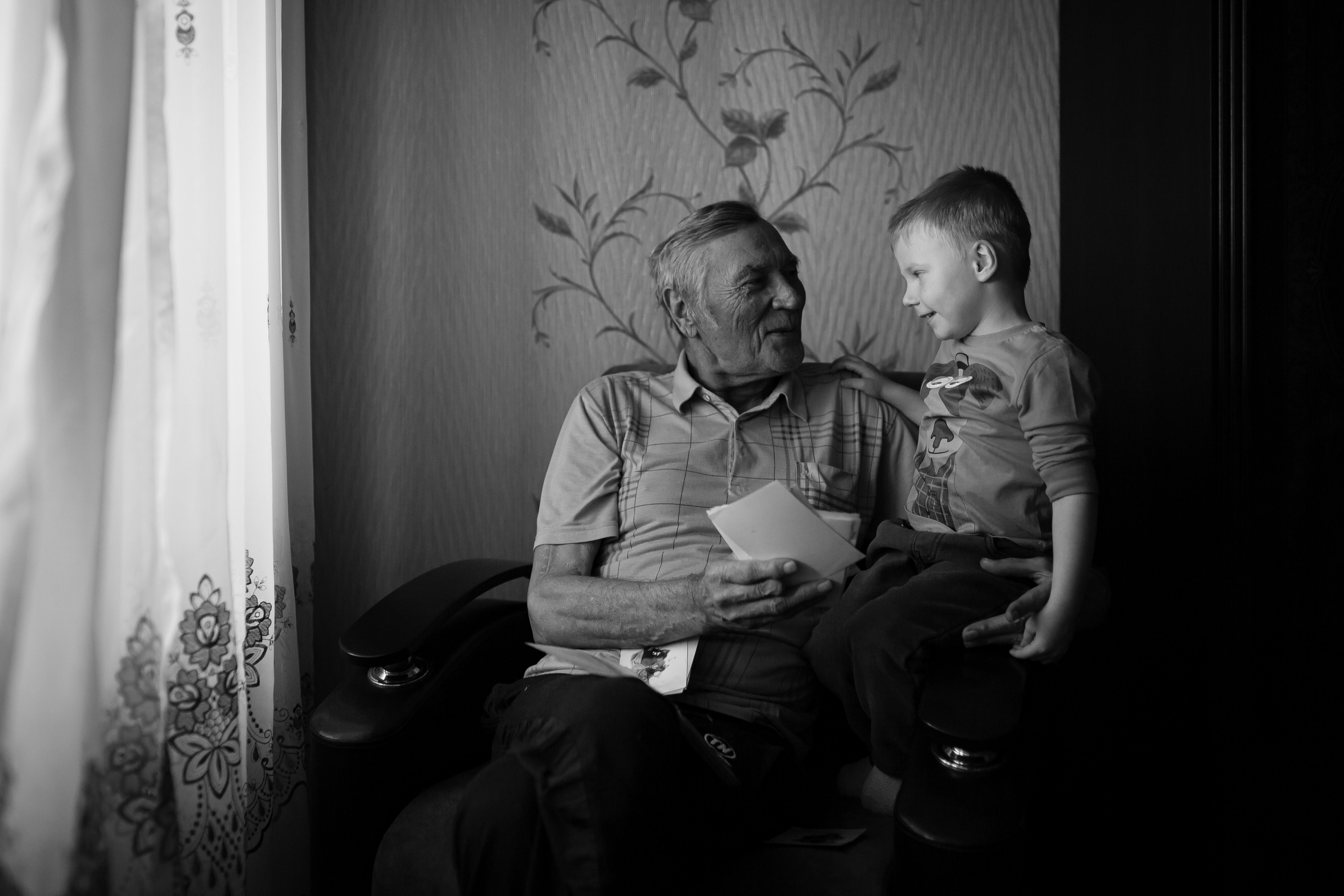 В гостях у дедушки. Семейный фотограф Алёна Шаталова