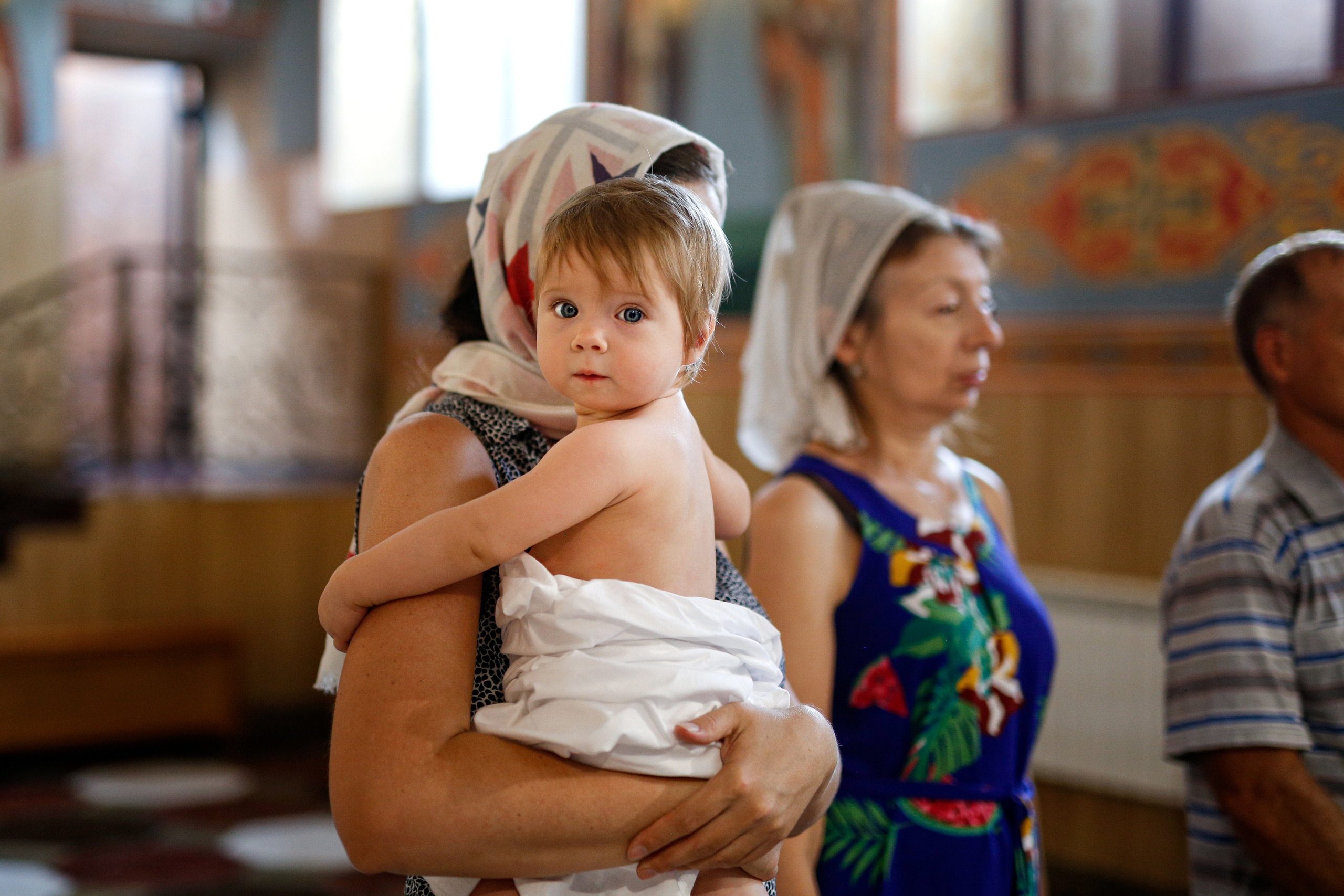 Александр. Крещение дочери. Отбасылық фотограф Алена Шаталова