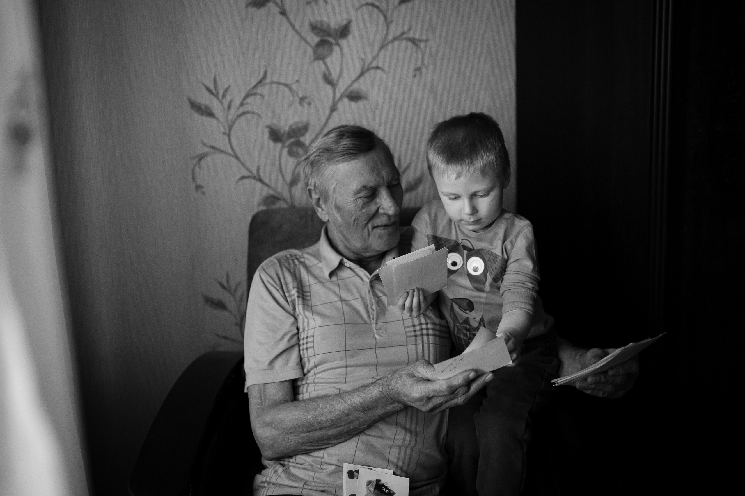 В гостях у дедушки. Семейный фотограф Алёна Шаталова