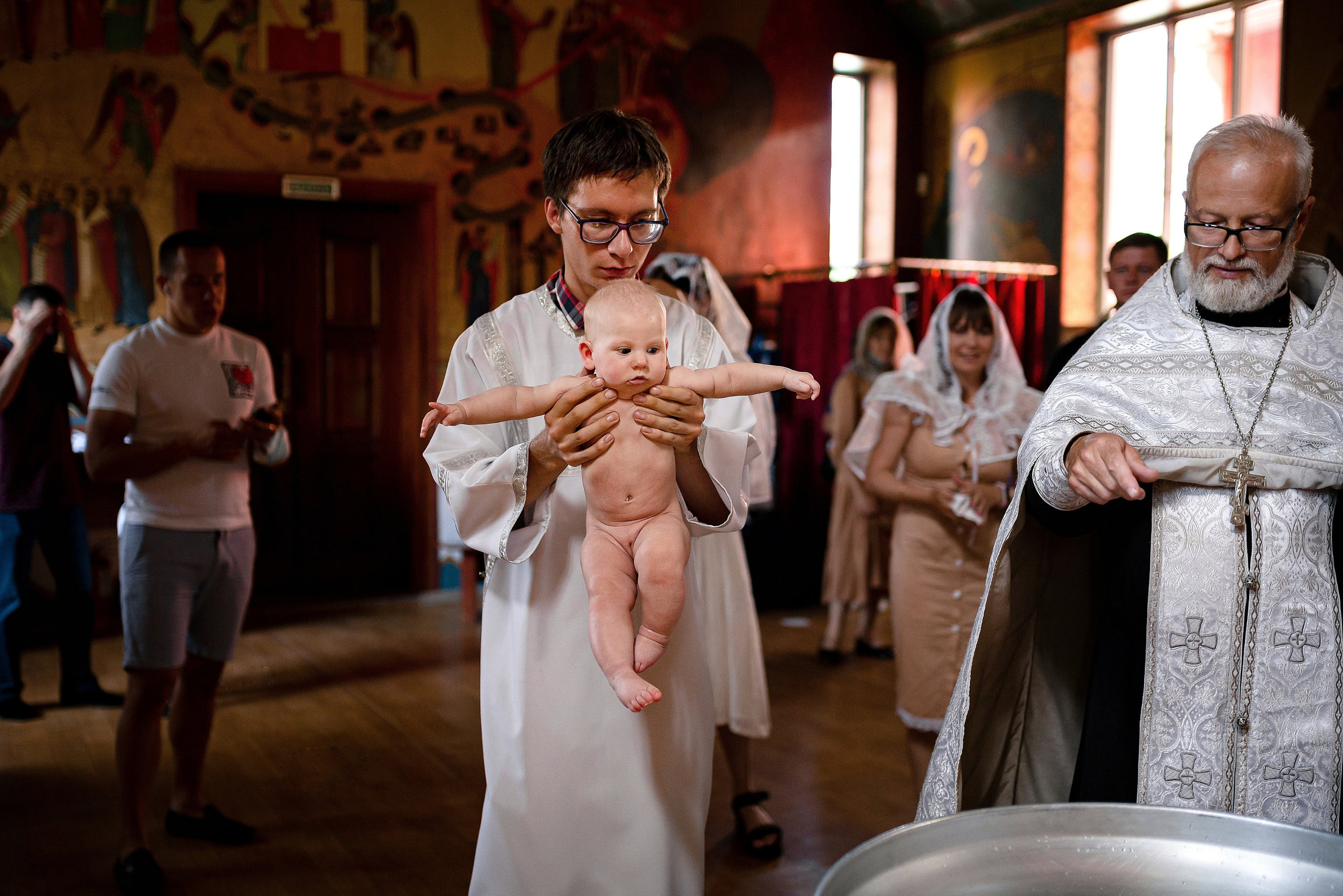 Анастасия. Крещение дочери. Отбасылық фотограф Алена Шаталова