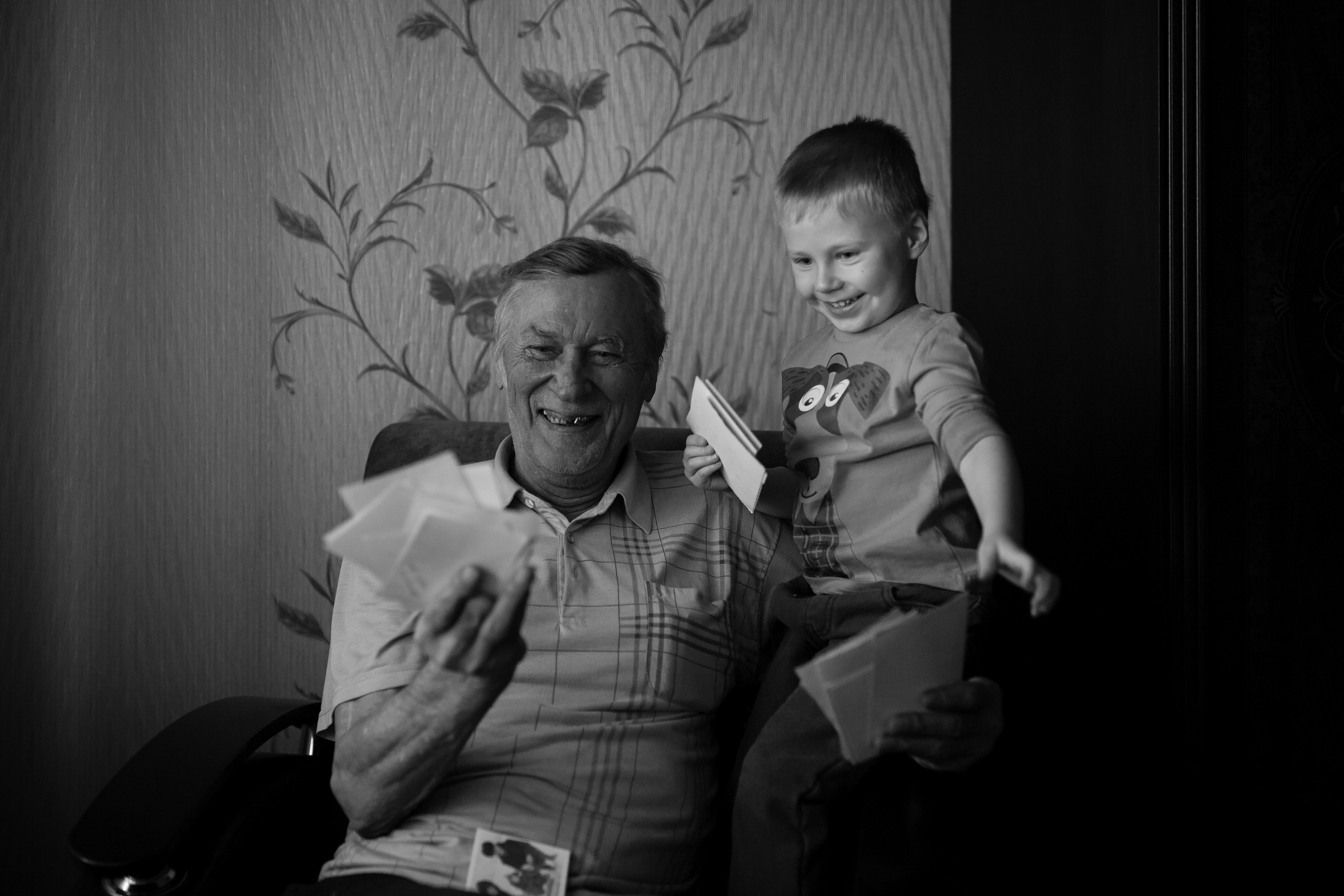 В гостях у дедушки. Семейный фотограф Алёна Шаталова
