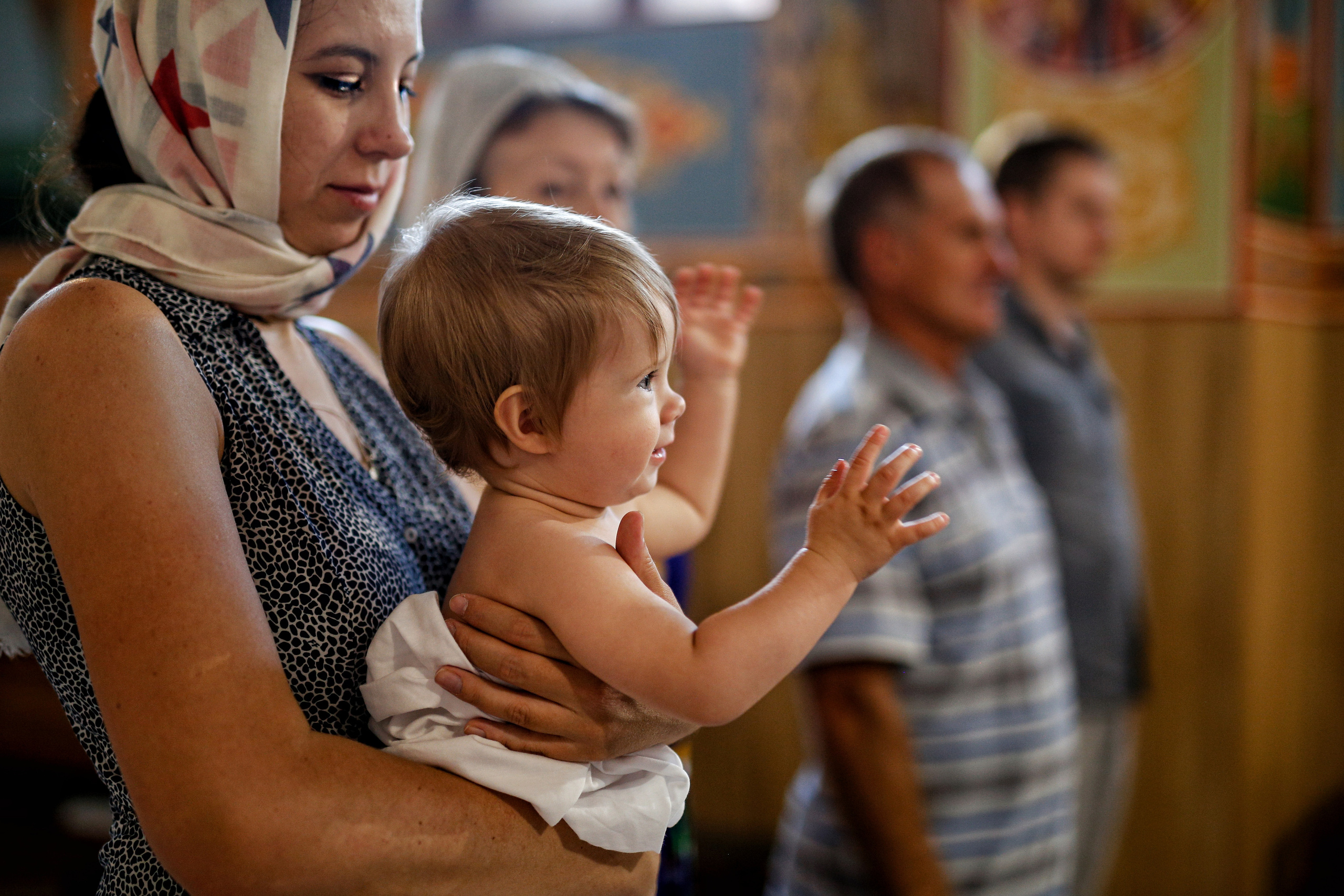 Александр. Крещение дочери. Отбасылық фотограф Алена Шаталова