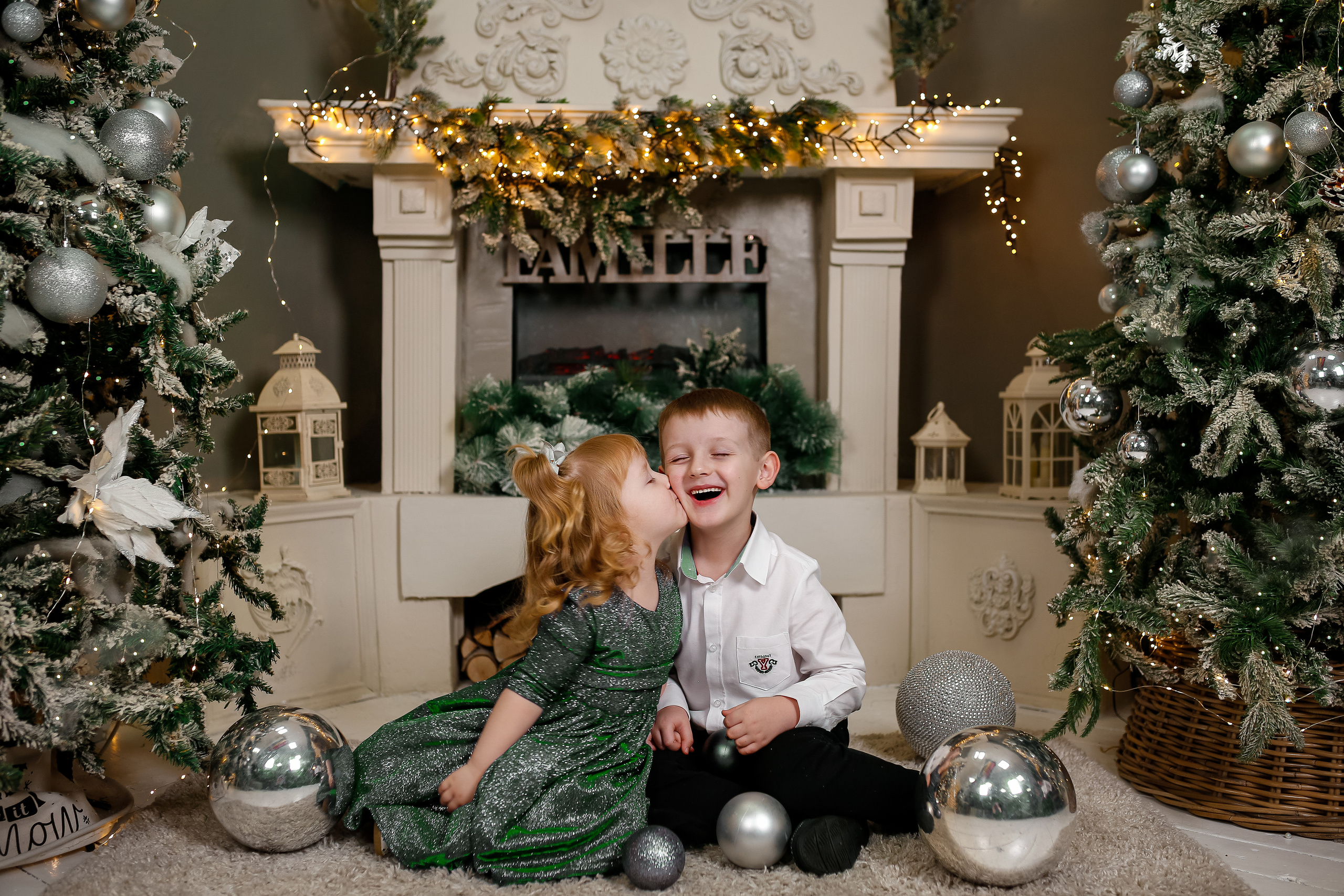 Новогодний фотосет в студии. Отбасылық фотограф Алена Шаталова