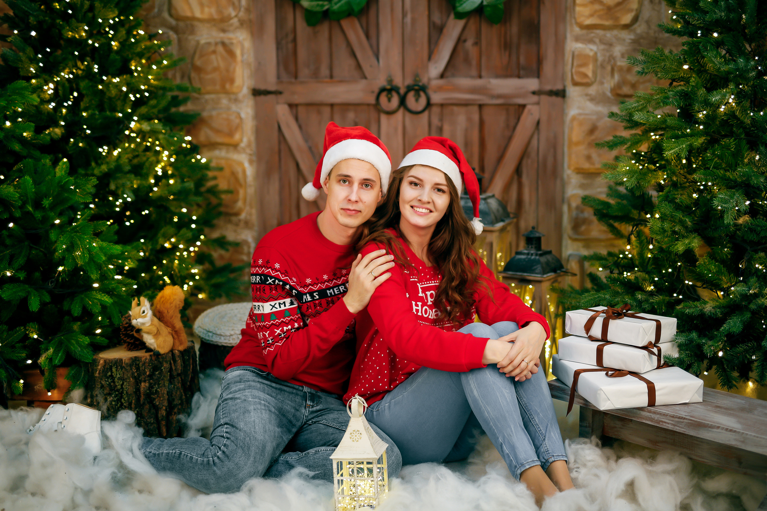 Новогодний фотосет в студии. Семейный фотограф Алёна Шаталова