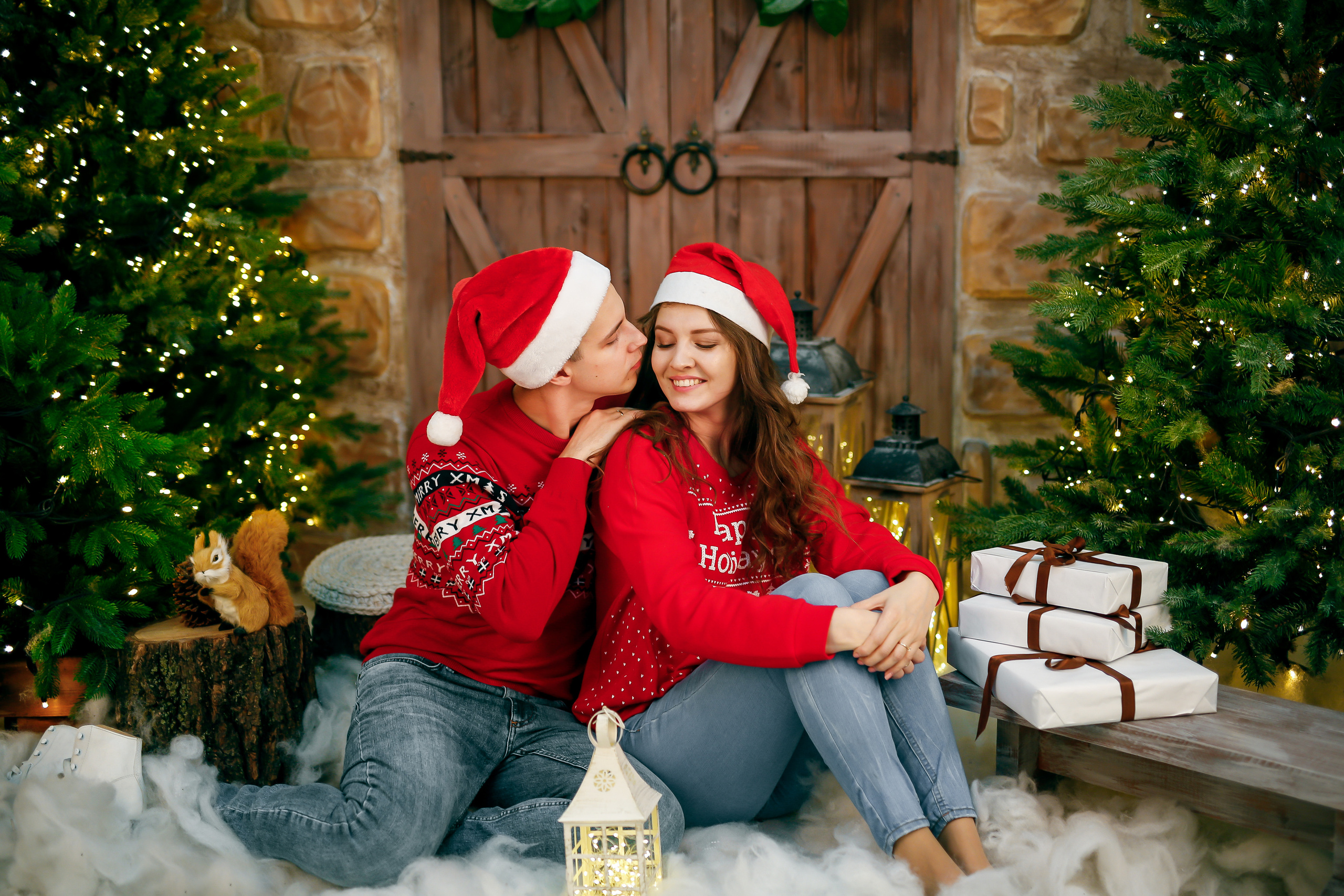 Новогодний фотосет в студии. Семейный фотограф Алёна Шаталова