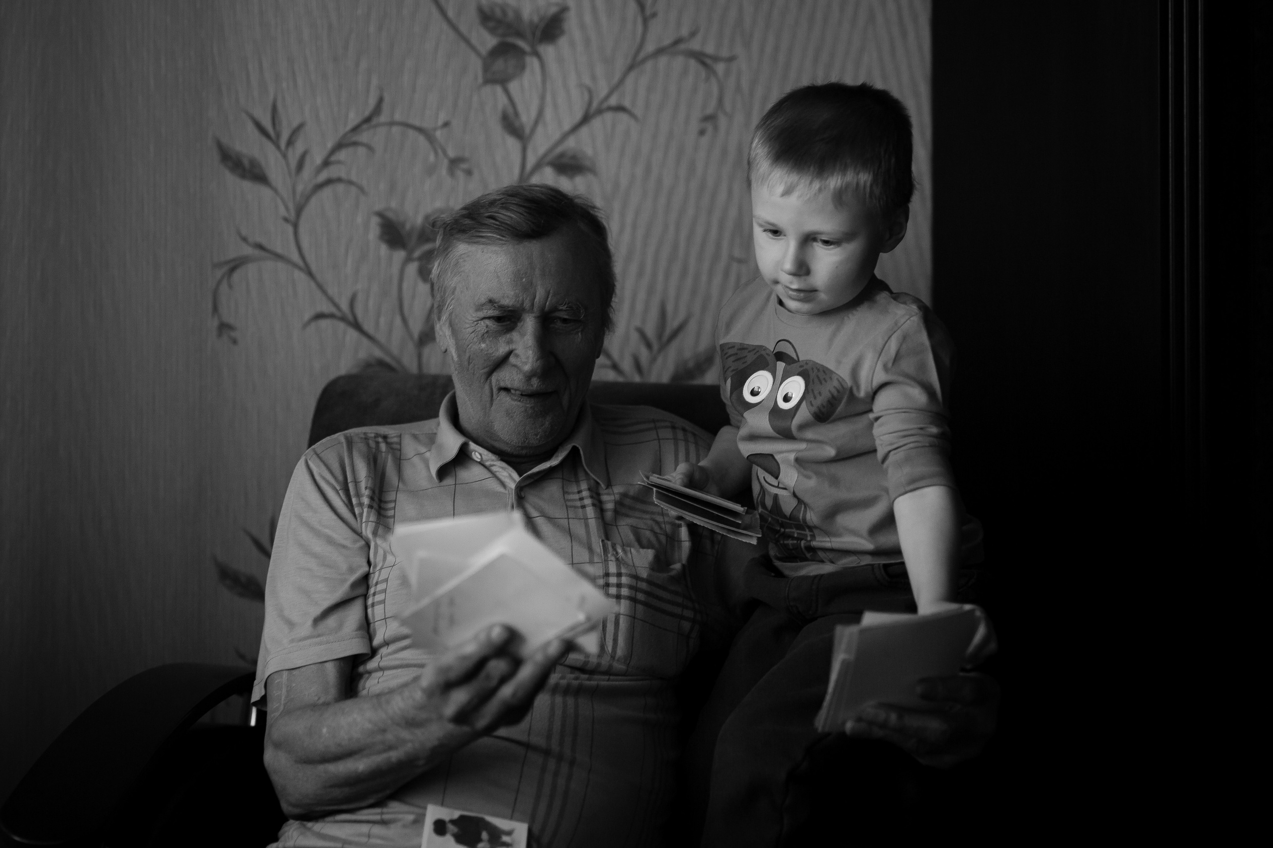 В гостях у дедушки. Семейный фотограф Алёна Шаталова