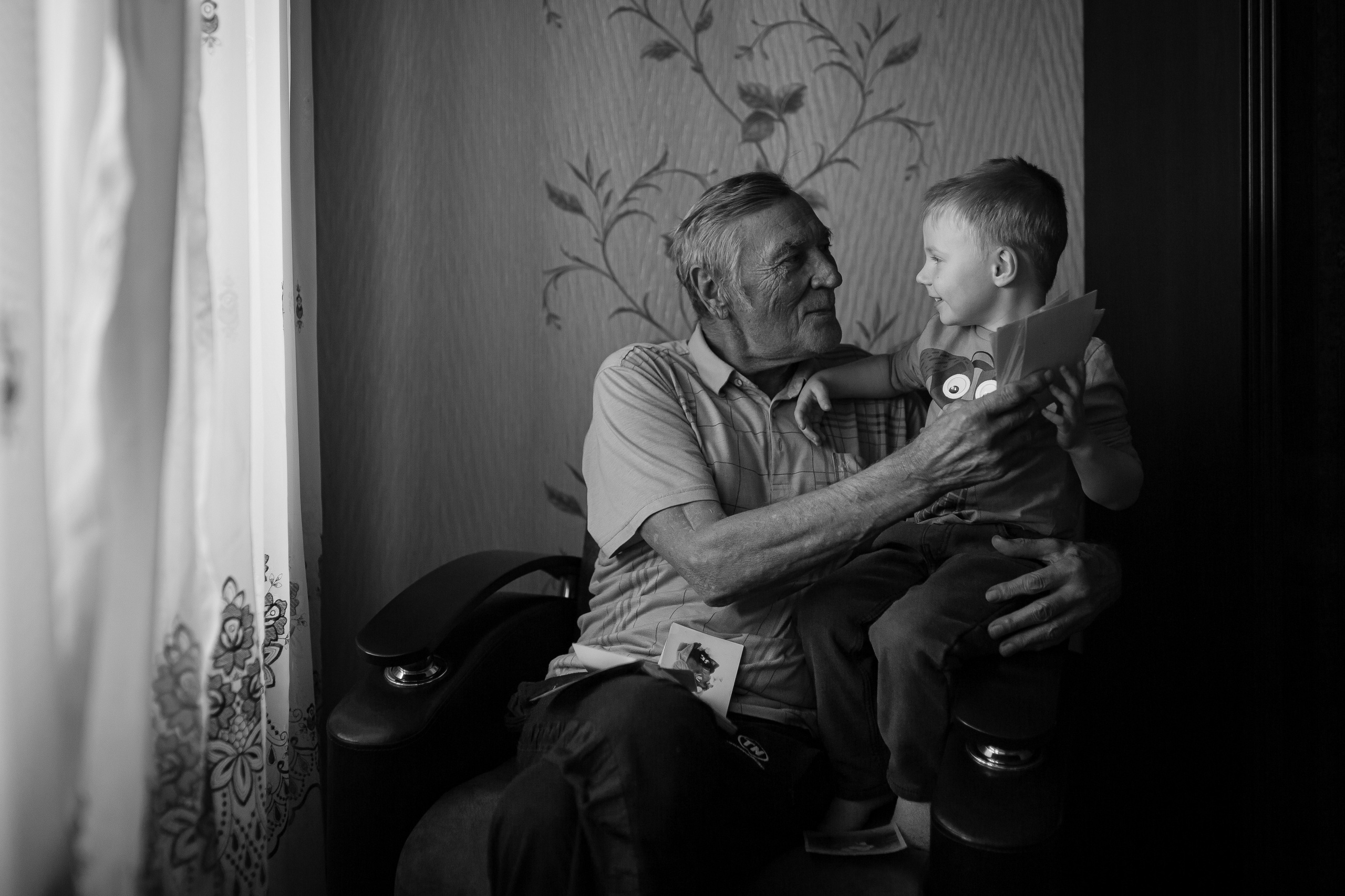 В гостях у дедушки. Семейный фотограф Алёна Шаталова