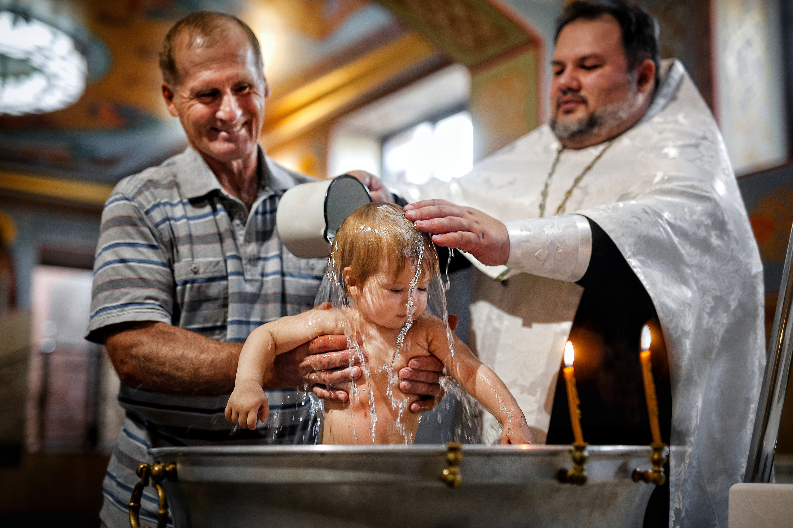 Александр. Крещение дочери. Отбасылық фотограф Алена Шаталова