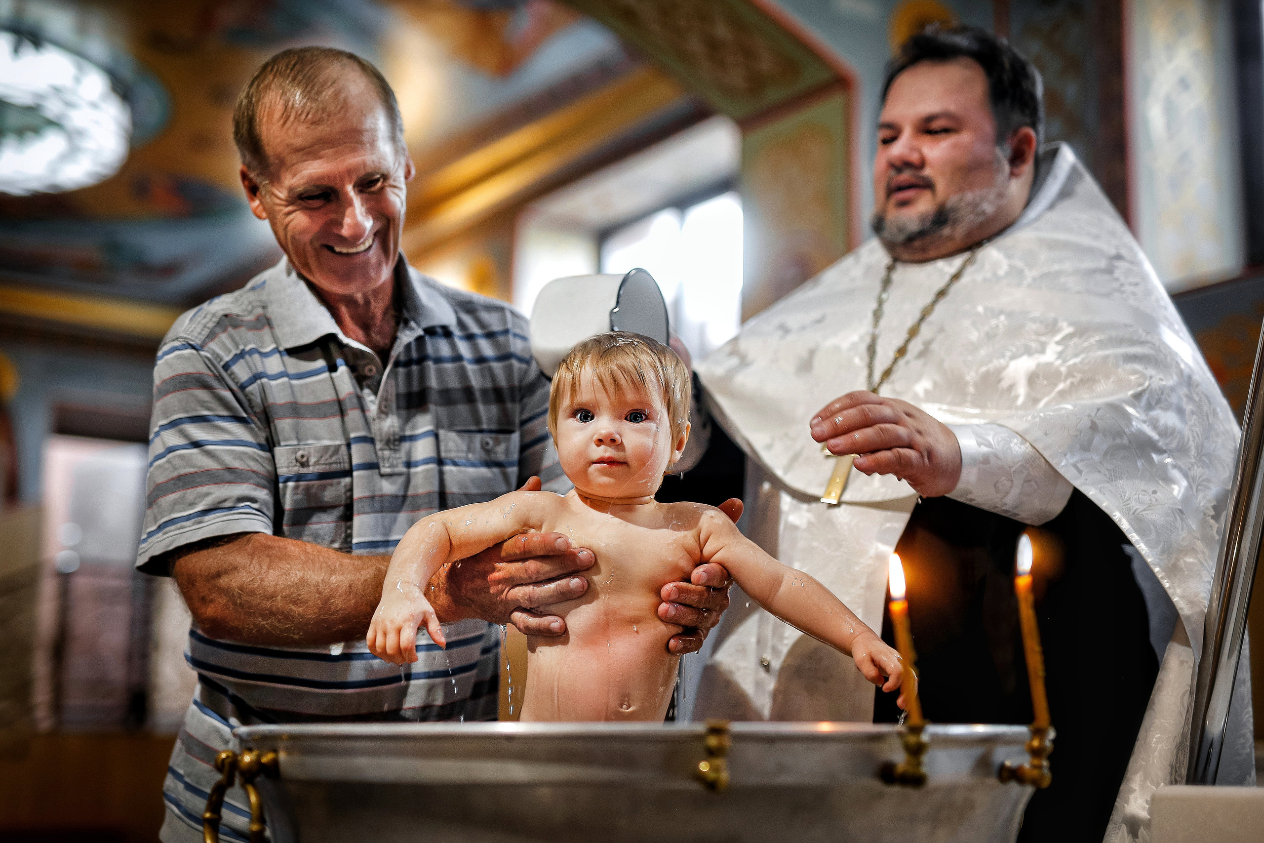 Александр. Крещение дочери. Отбасылық фотограф Алена Шаталова