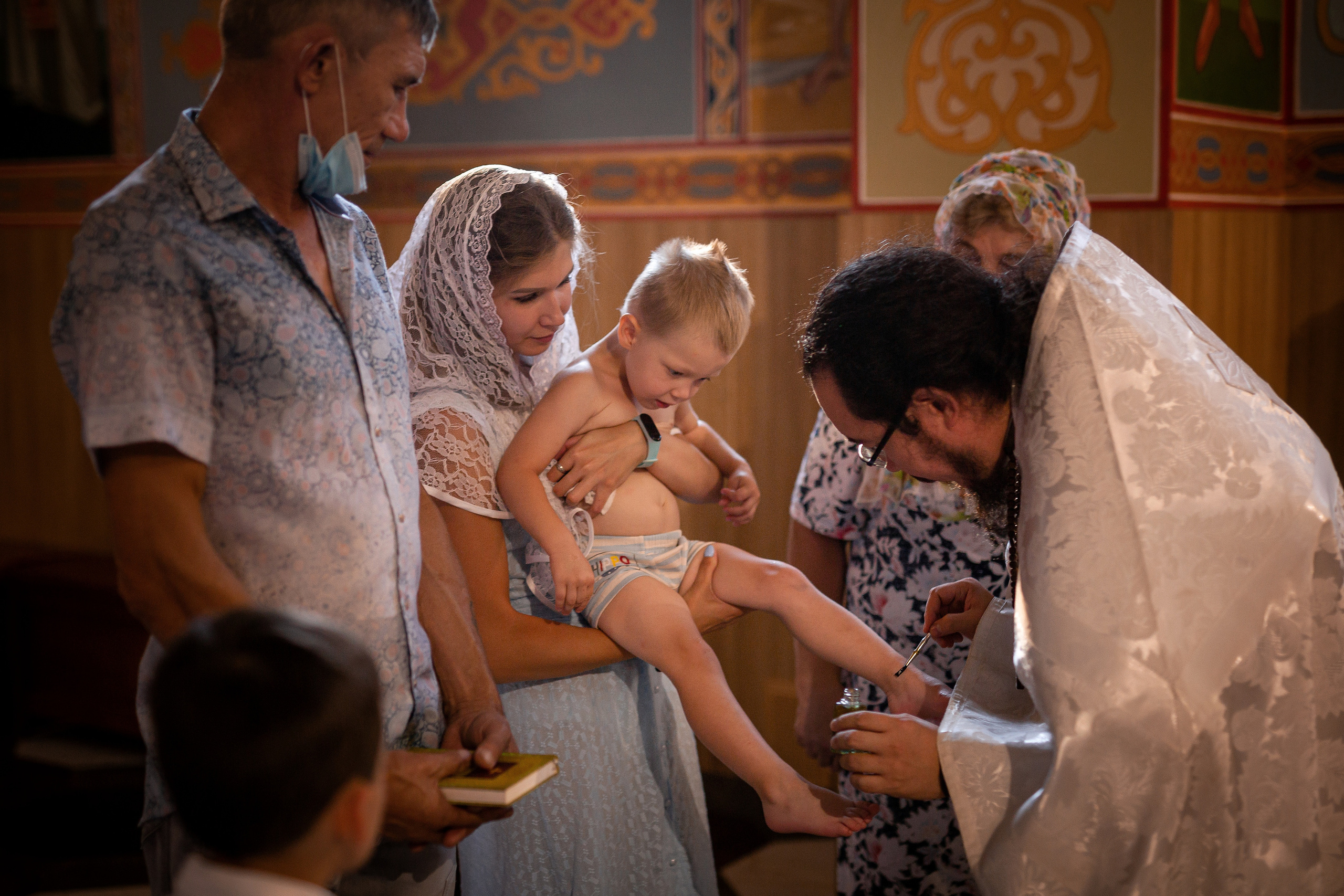Вероника. Крещение сына. Отбасылық фотограф Алена Шаталова