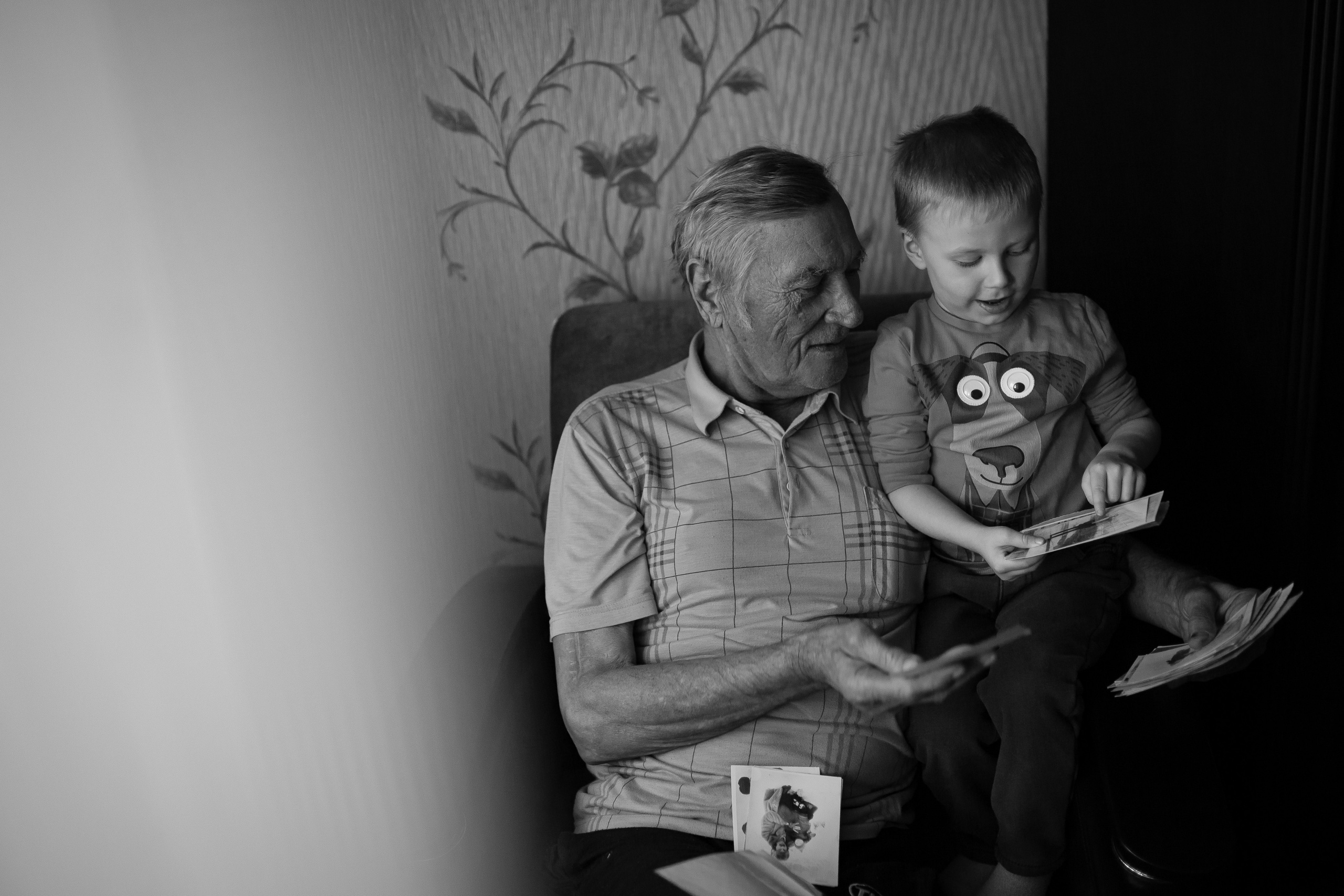 В гостях у дедушки. Семейный фотограф Алёна Шаталова