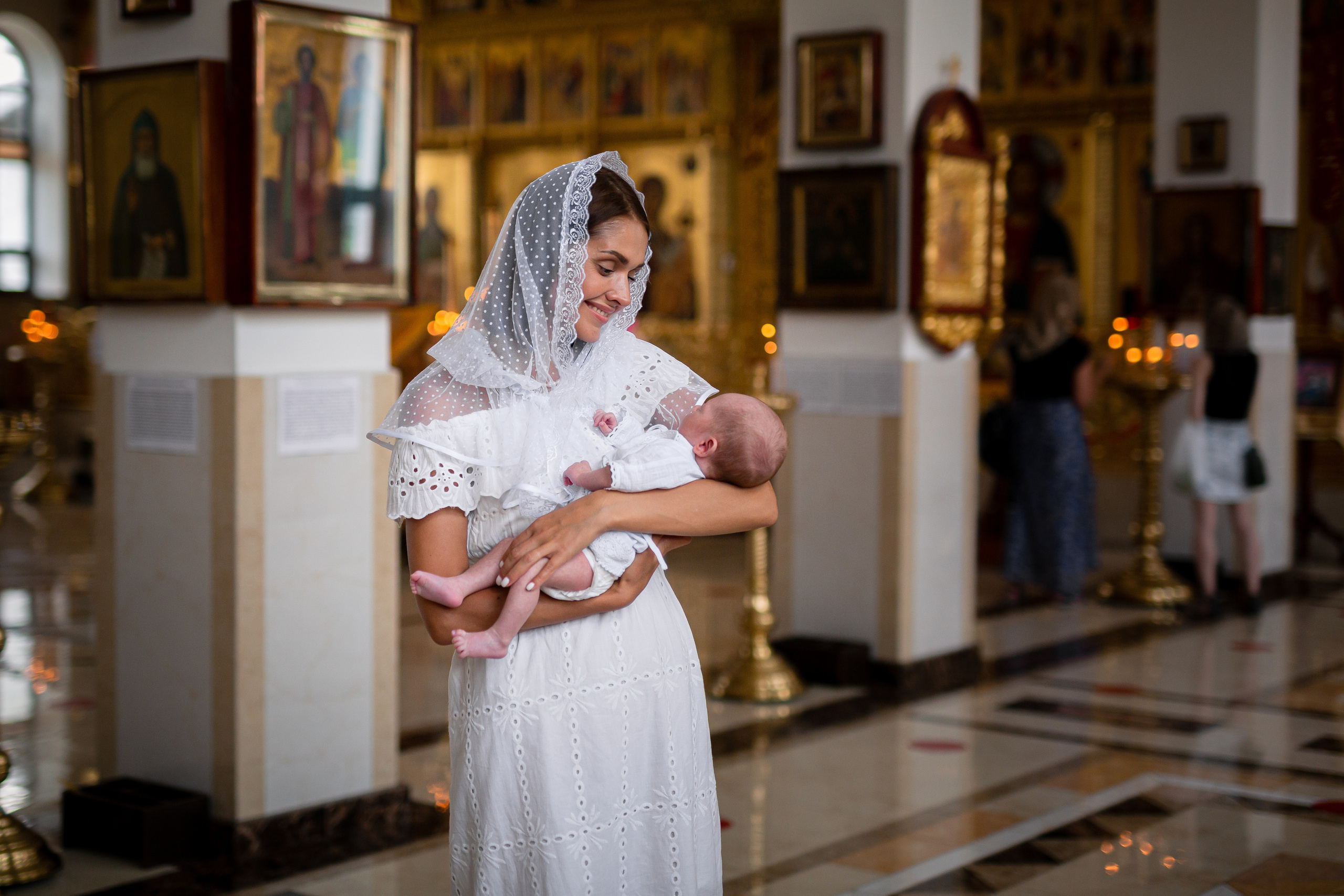 Диана. Крещение сына. Отбасылық фотограф Алена Шаталова