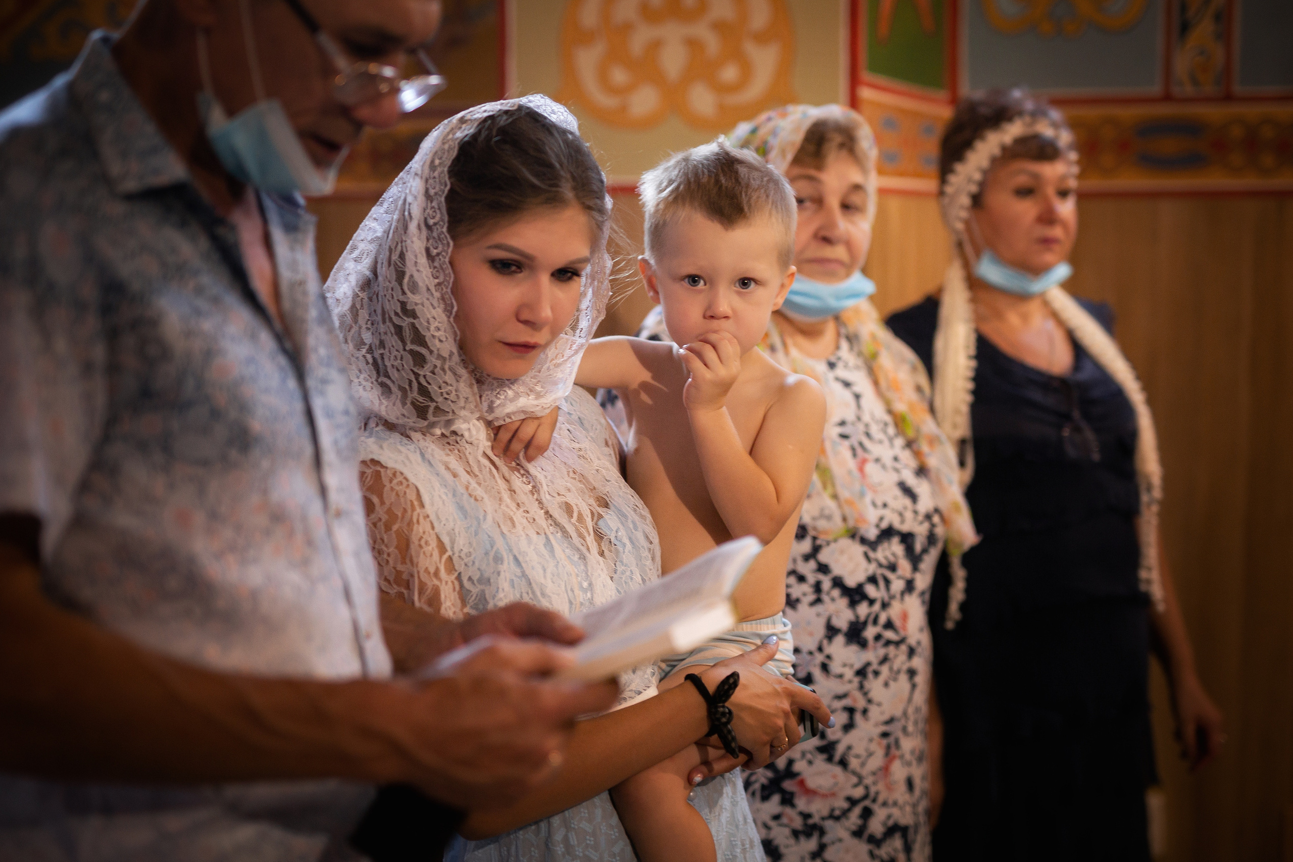 Вероника. Крещение сына. Отбасылық фотограф Алена Шаталова