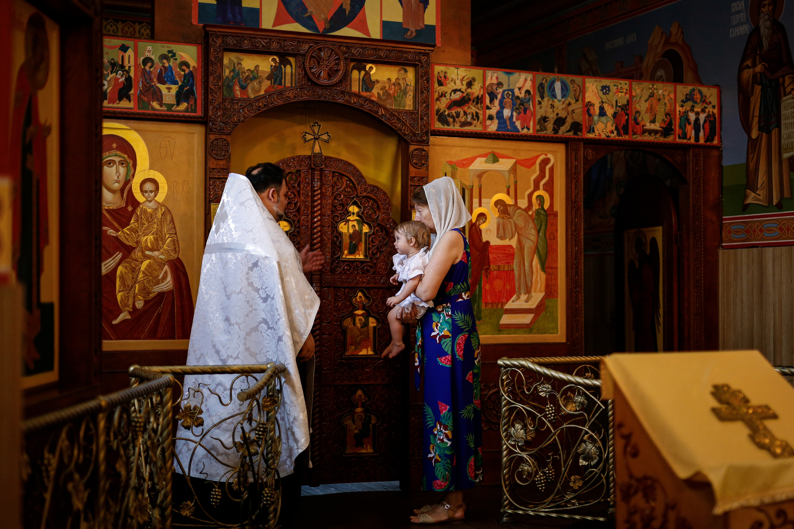 Александр. Крещение дочери. Отбасылық фотограф Алена Шаталова