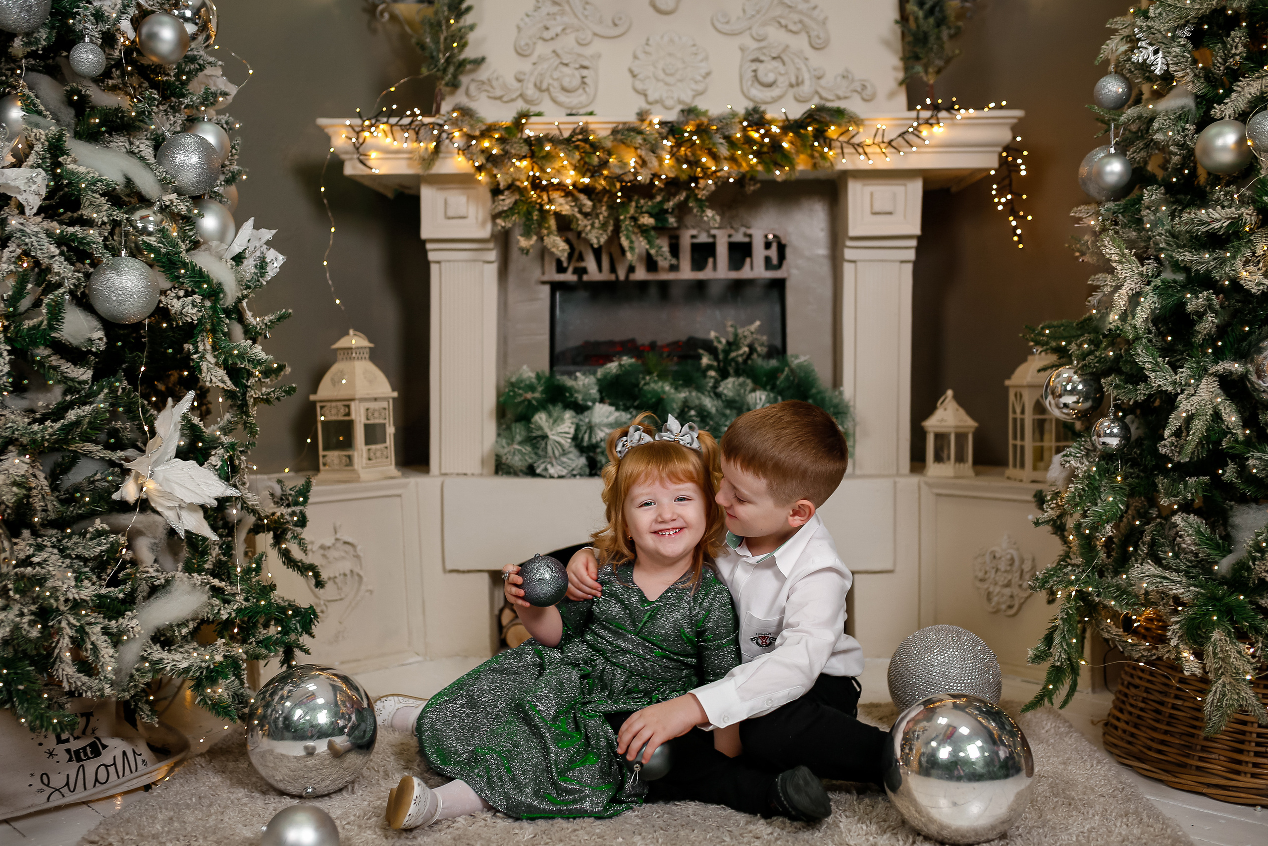 Новогодний фотосет в студии. Отбасылық фотограф Алена Шаталова