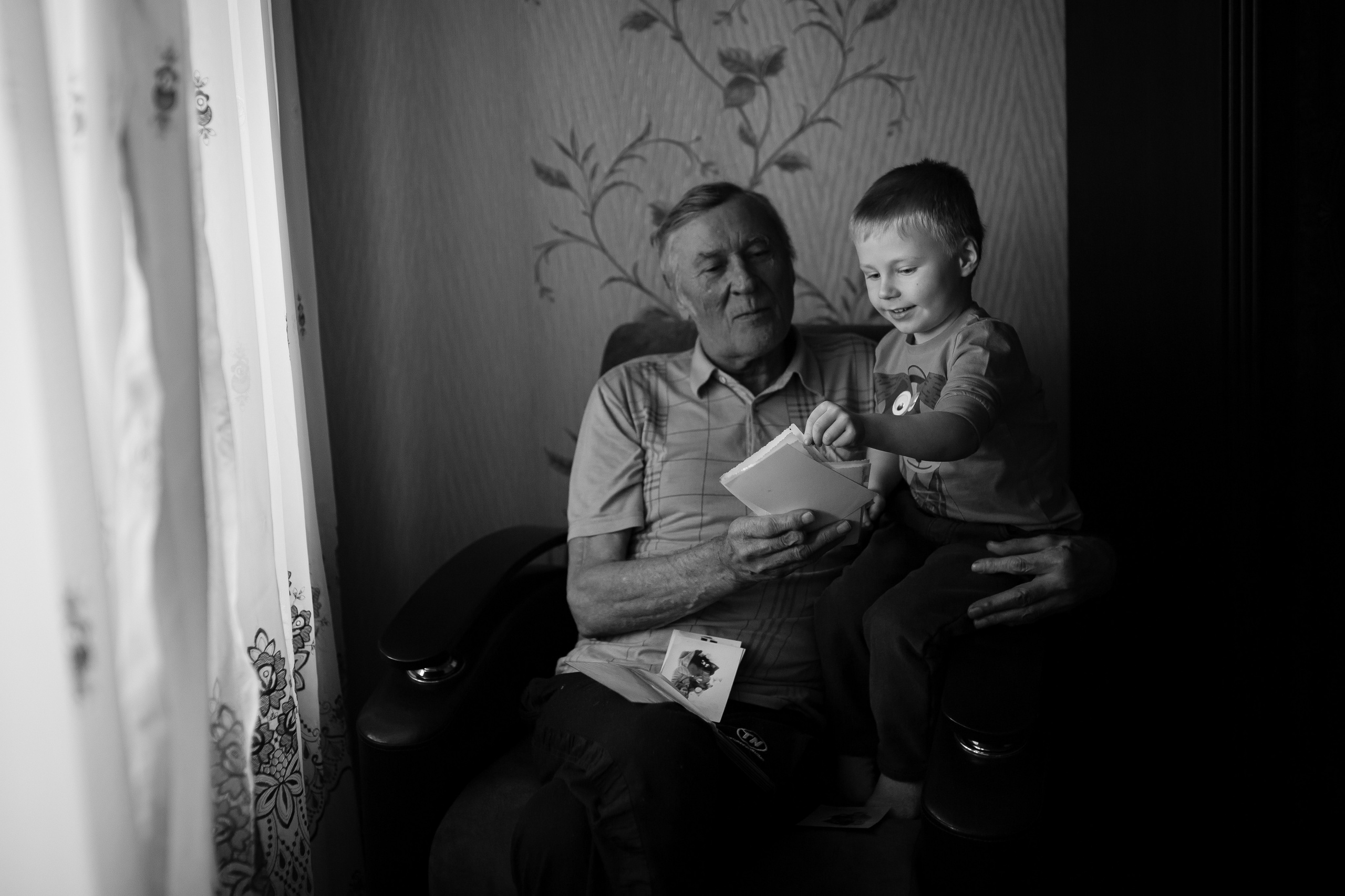 В гостях у дедушки. Семейный фотограф Алёна Шаталова