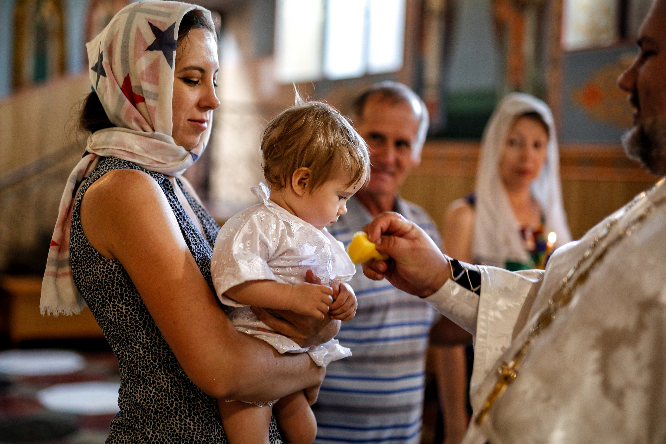 Александр. Крещение дочери. Отбасылық фотограф Алена Шаталова