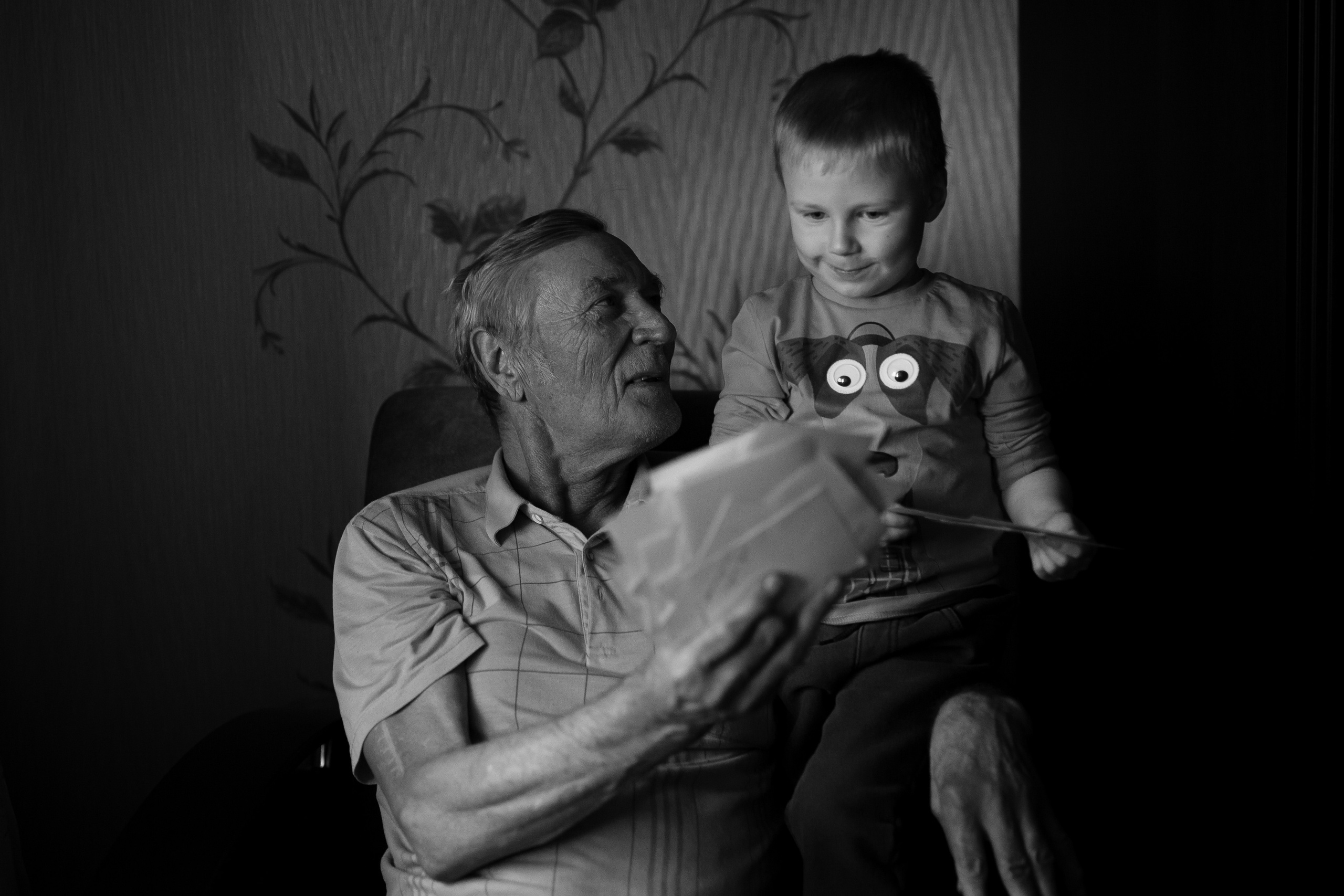 В гостях у дедушки. Семейный фотограф Алёна Шаталова