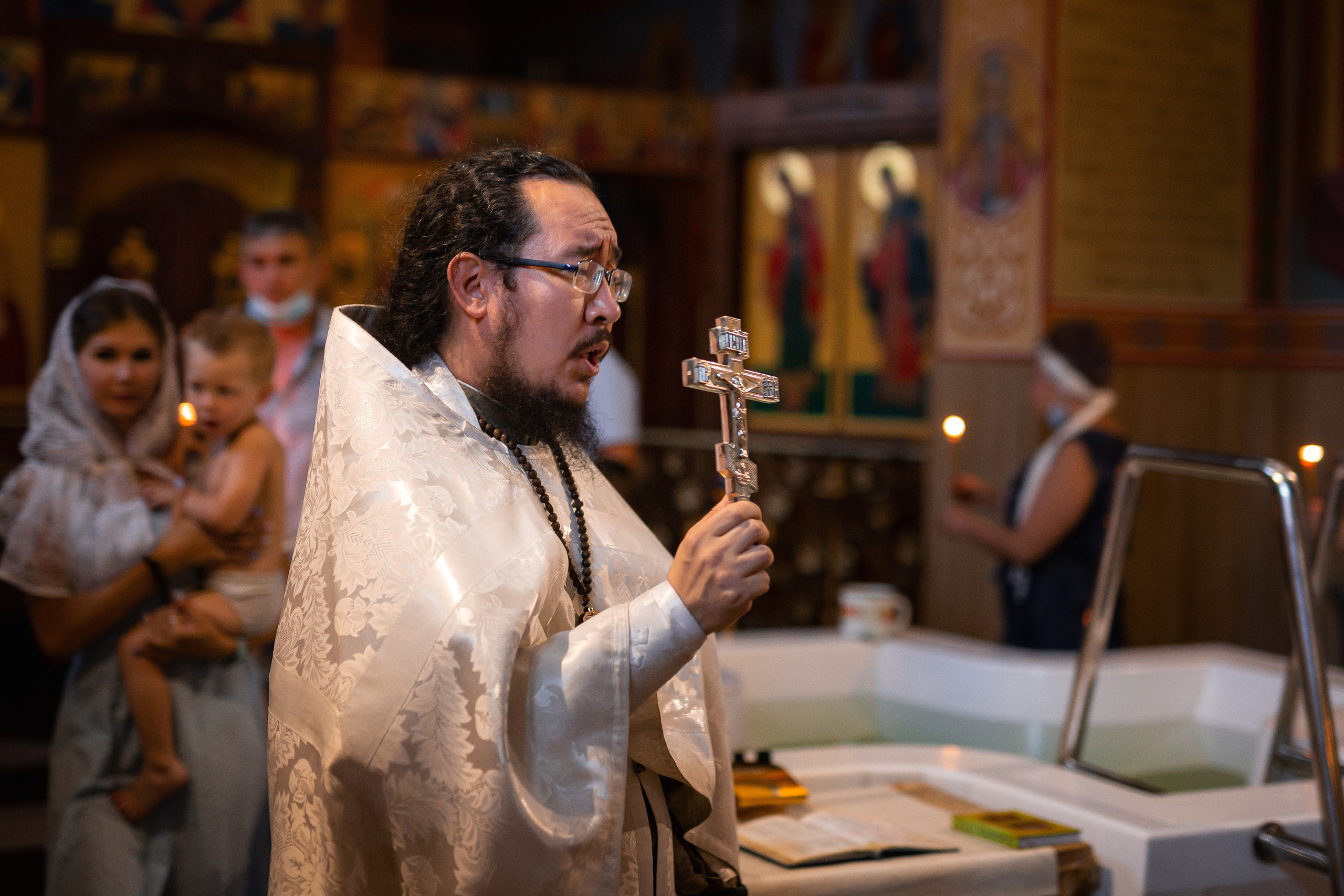 Вероника. Крещение сына. Отбасылық фотограф Алена Шаталова