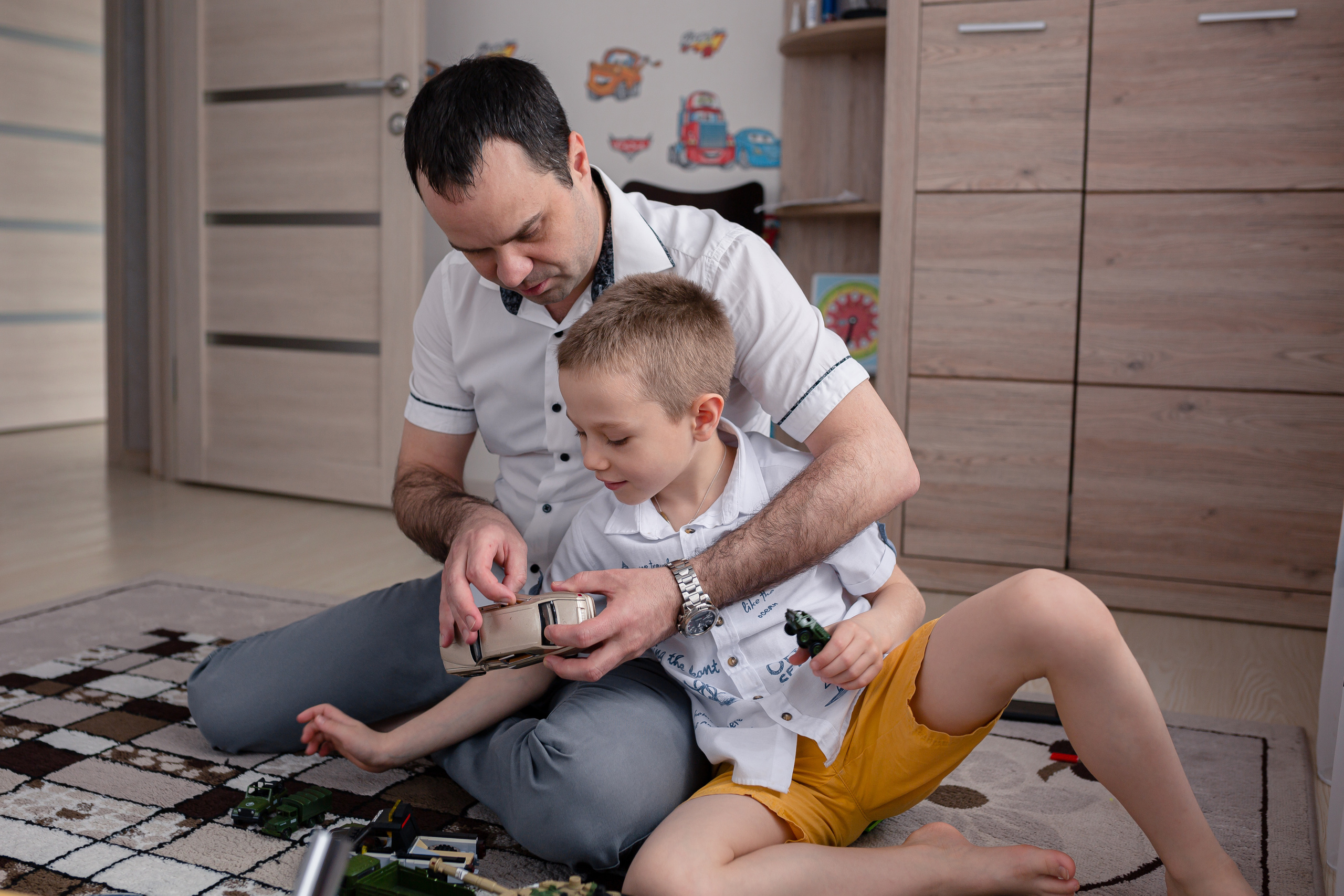 В детской. Домашняя съёмка. Семейный фотограф Алёна Шаталова