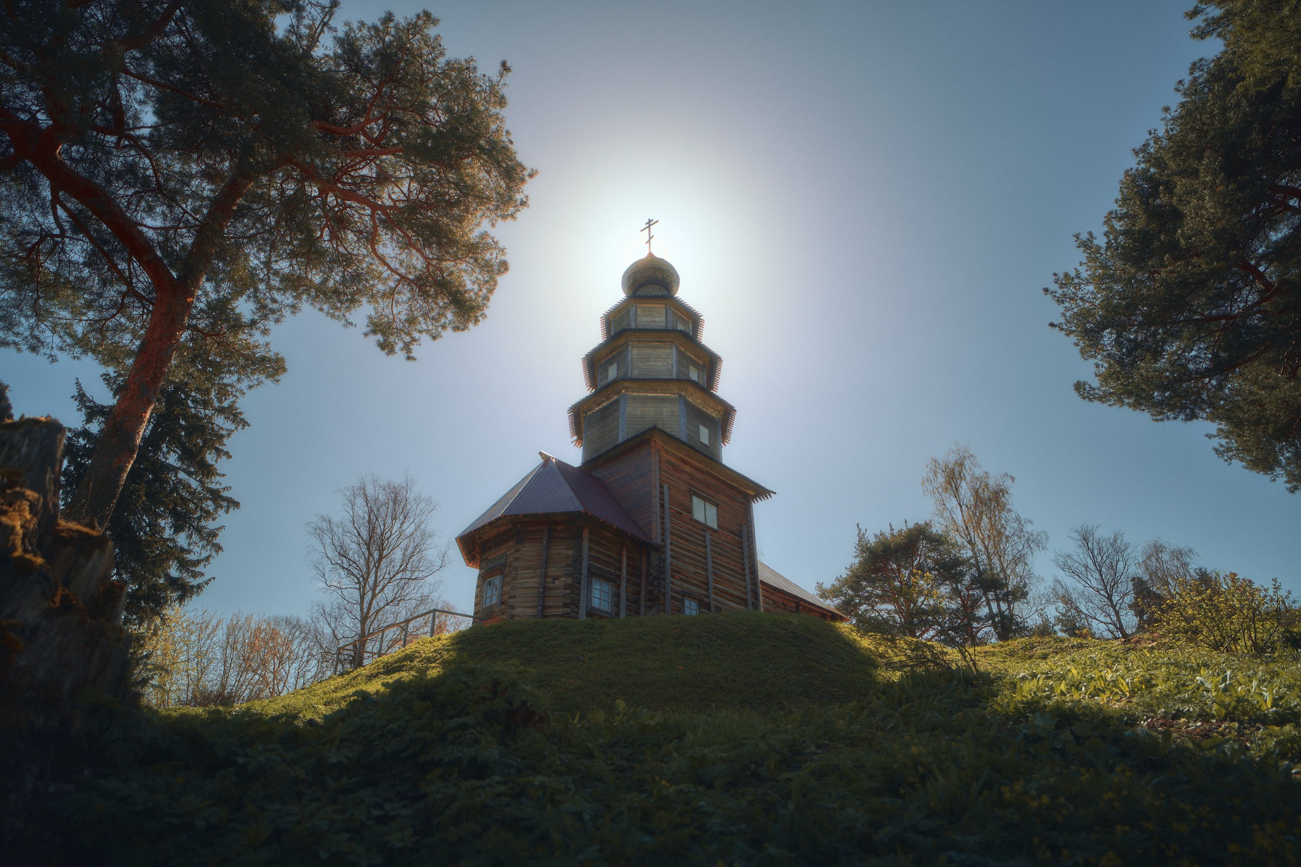 Деревянная церковь Тихвинской иконы Божией Матери