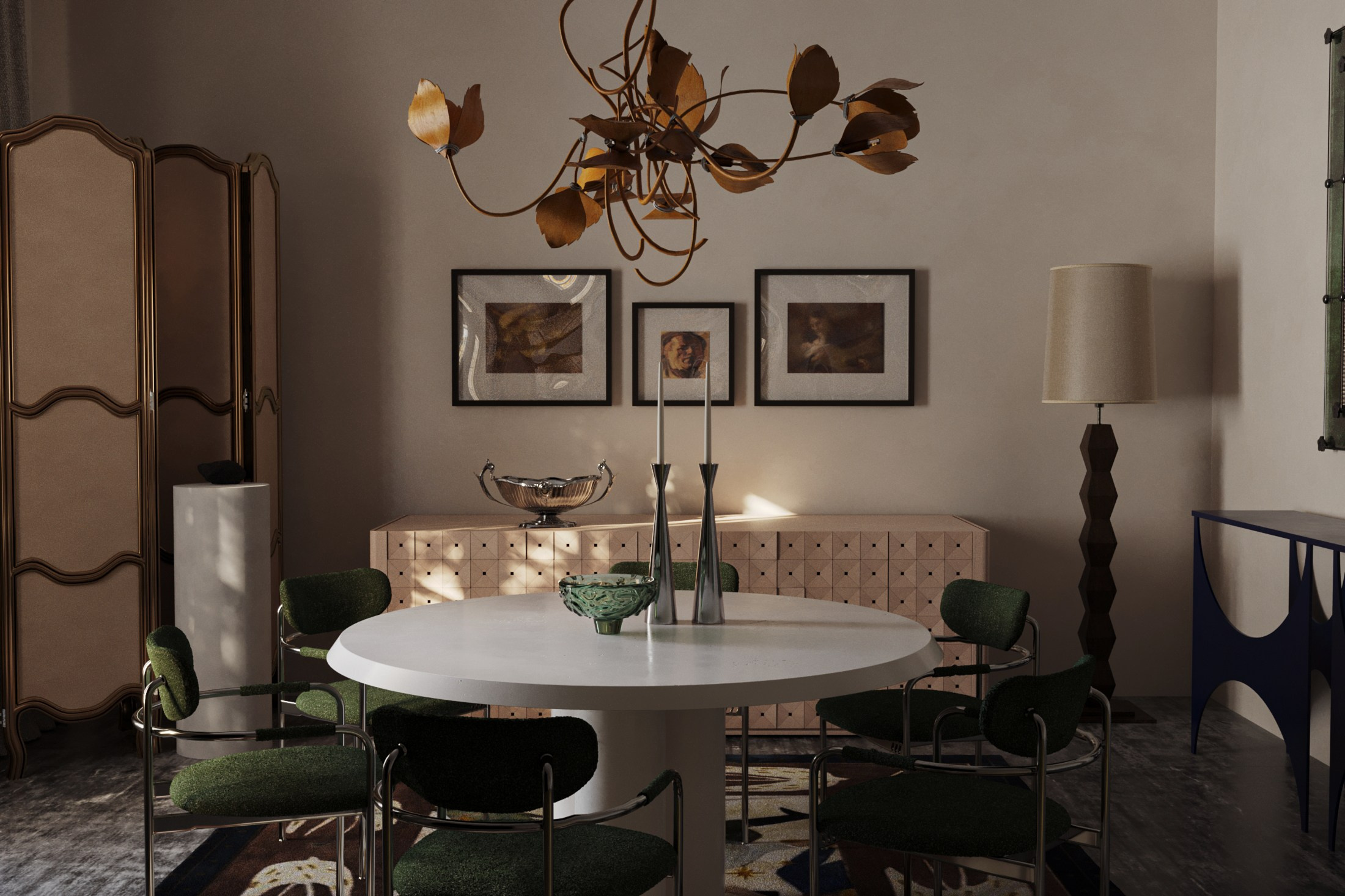 Гостиная 16 м². Tay render 3d визуализация интерьеров