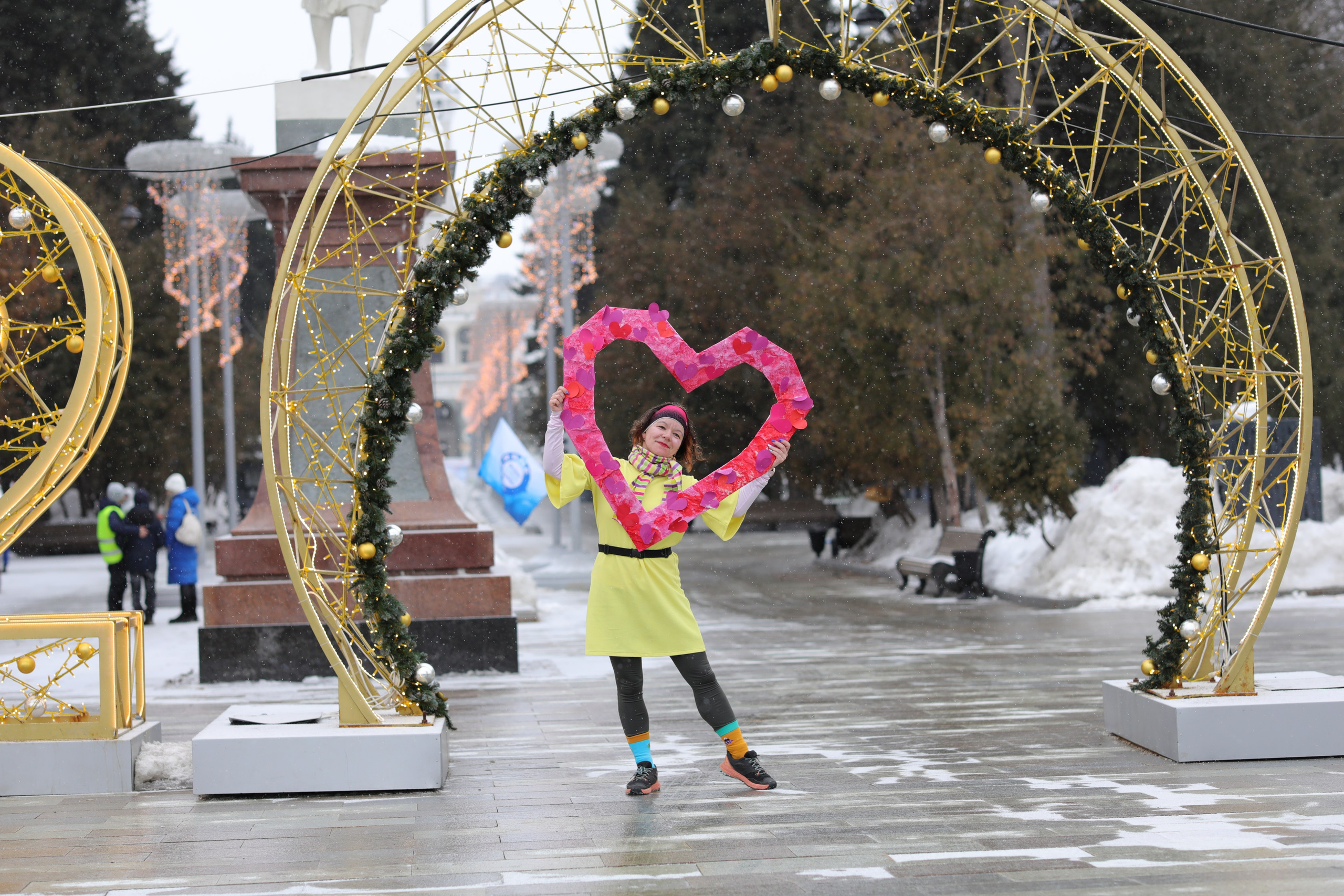 Забег 8 Марта, Речной вокзал. Фотограф Сергей Ловкий
