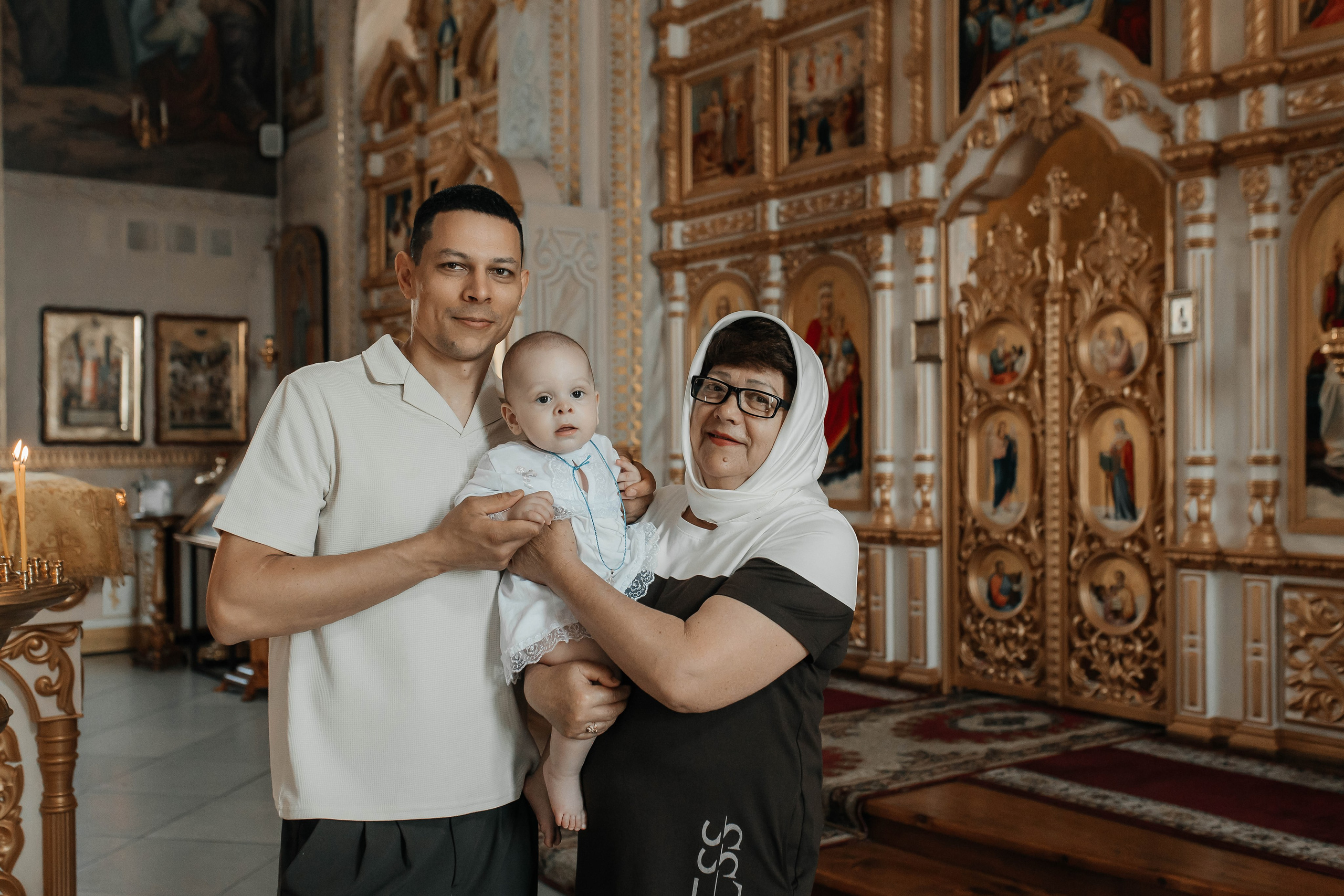 Таинство крещения Димочки. Фотограф в городе Сальск
