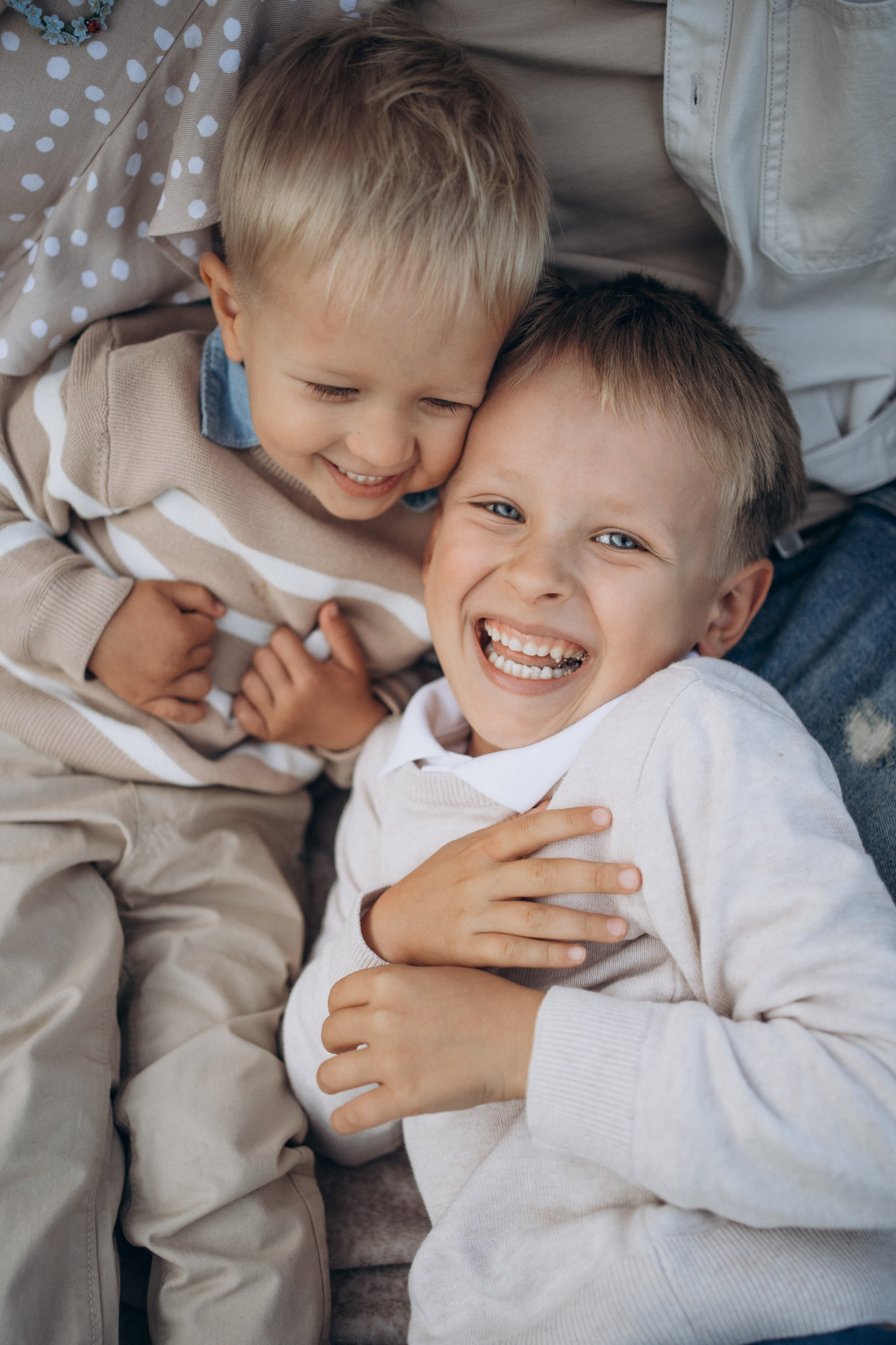 Прогулка в парке. Фотограф новорожденных и малышей до года в Москве Анастасия Соколова