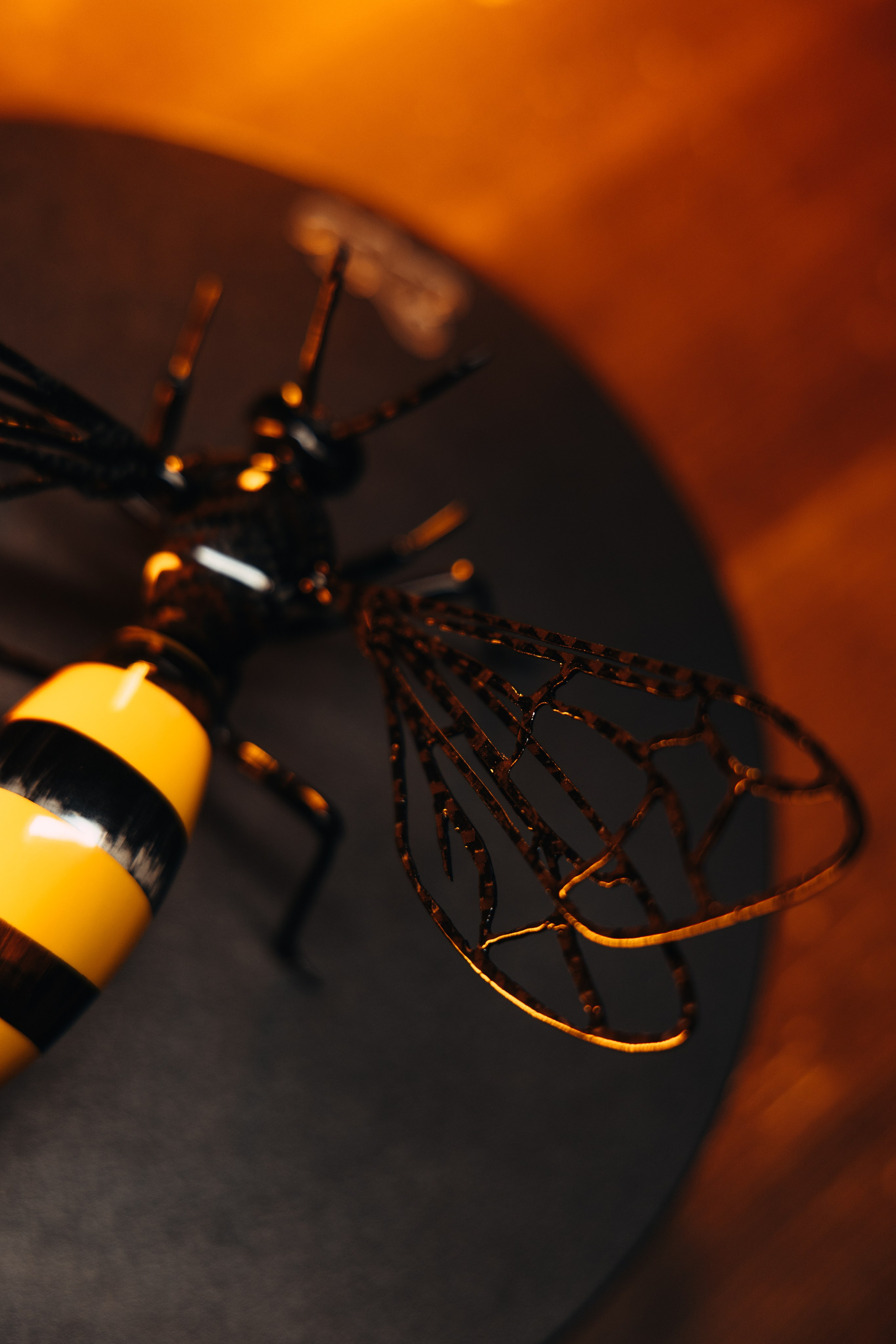 Оса из разных видов карбона, полностью ручная работа. DeLorein