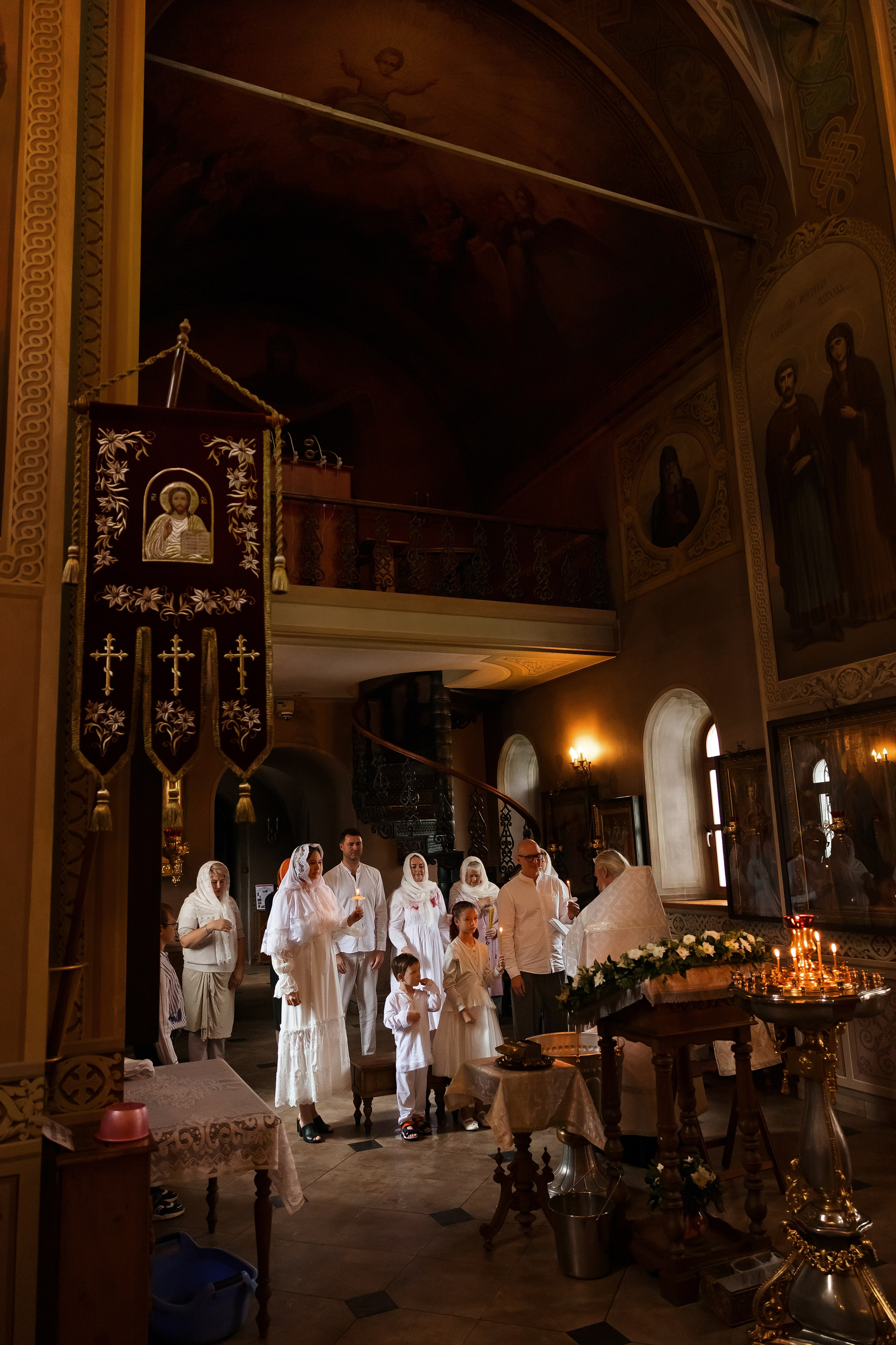 Крещение Алисы и Мартина. Фотограф г. Москва Олеся Пантелеева