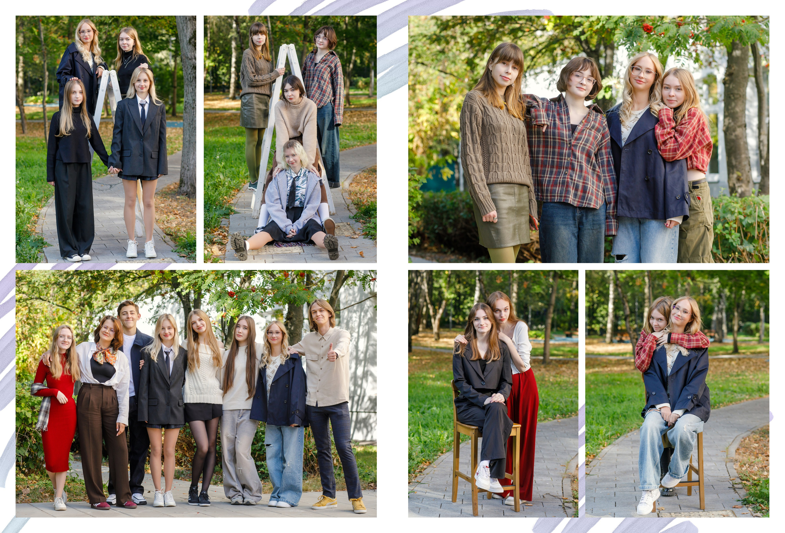 Дизайн «Глянец». Школьные альбомы, Семейные съемки, Портреты, Фотограф Елена Кузнецова