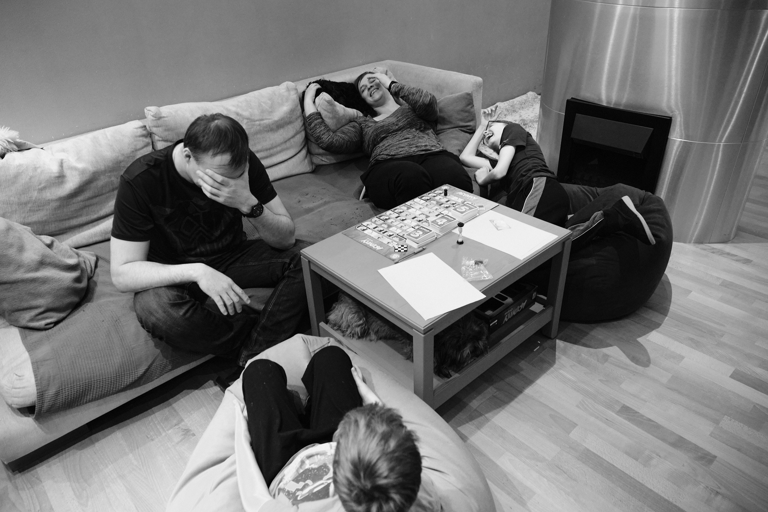 Искренняя фотография семьи