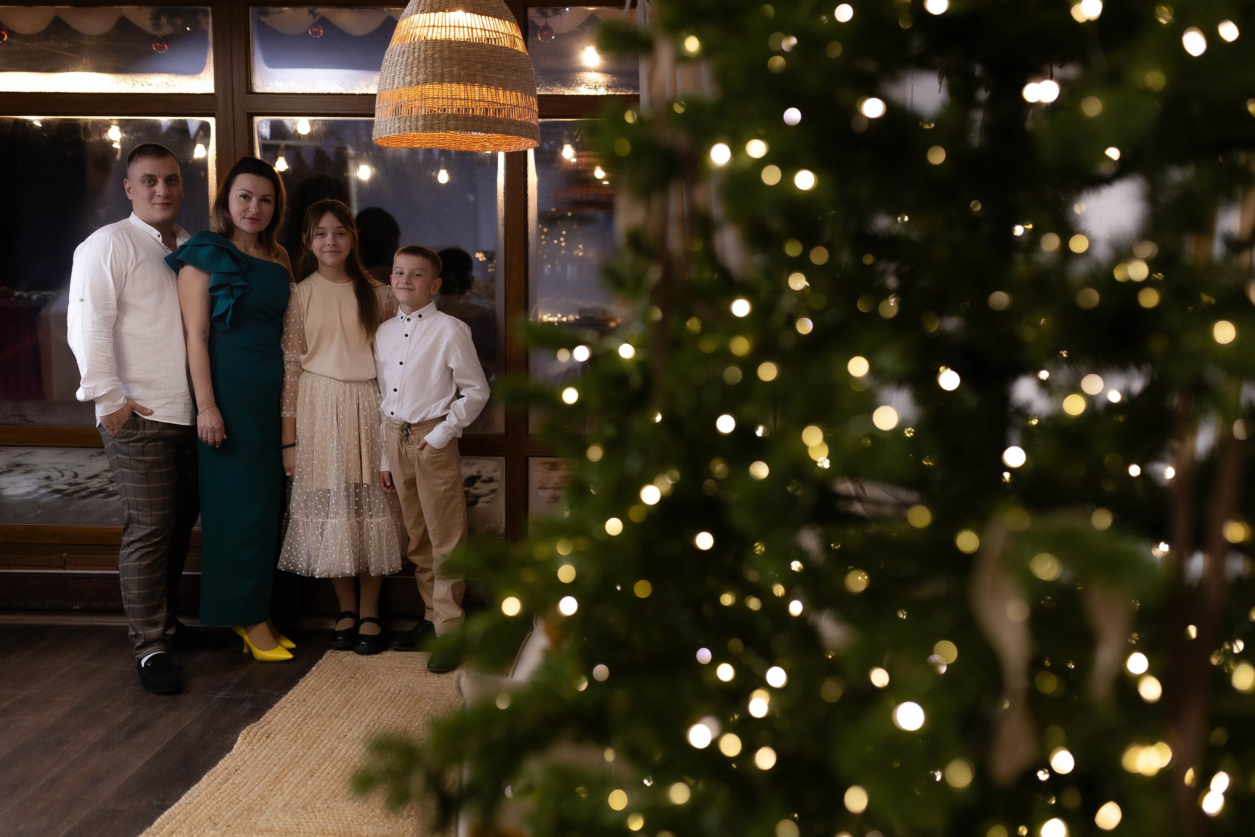 Семейная новогодняя фотосессия. Свадебный и семейный фотограф Виолетта в Липецке