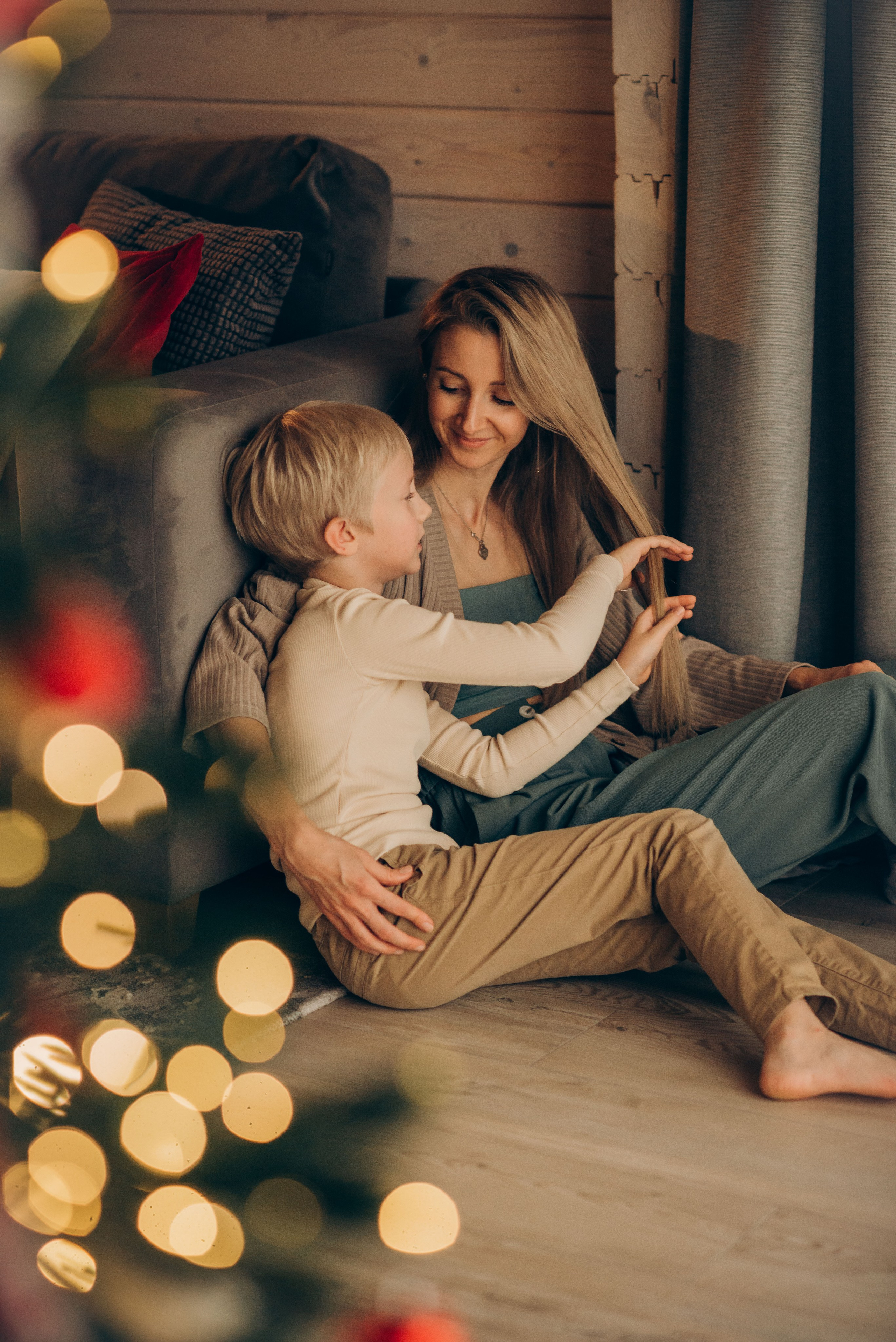 Домашние новогодние истории. Семейный фотограф в Домодедово и Москве Елена Пичугина