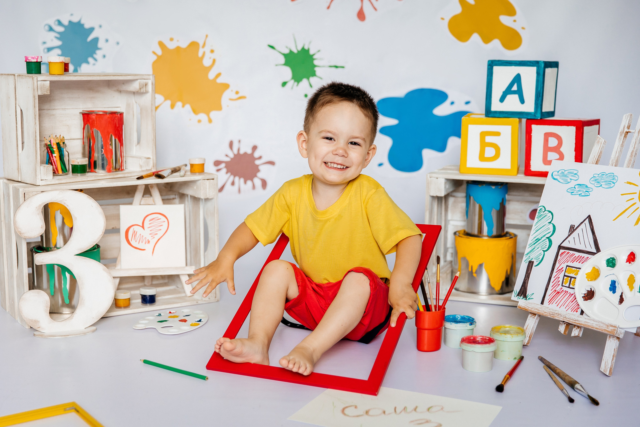 Краски. Детский фотограф, выпускные альбомы в Нижнем Новгороде Бодягина Мария