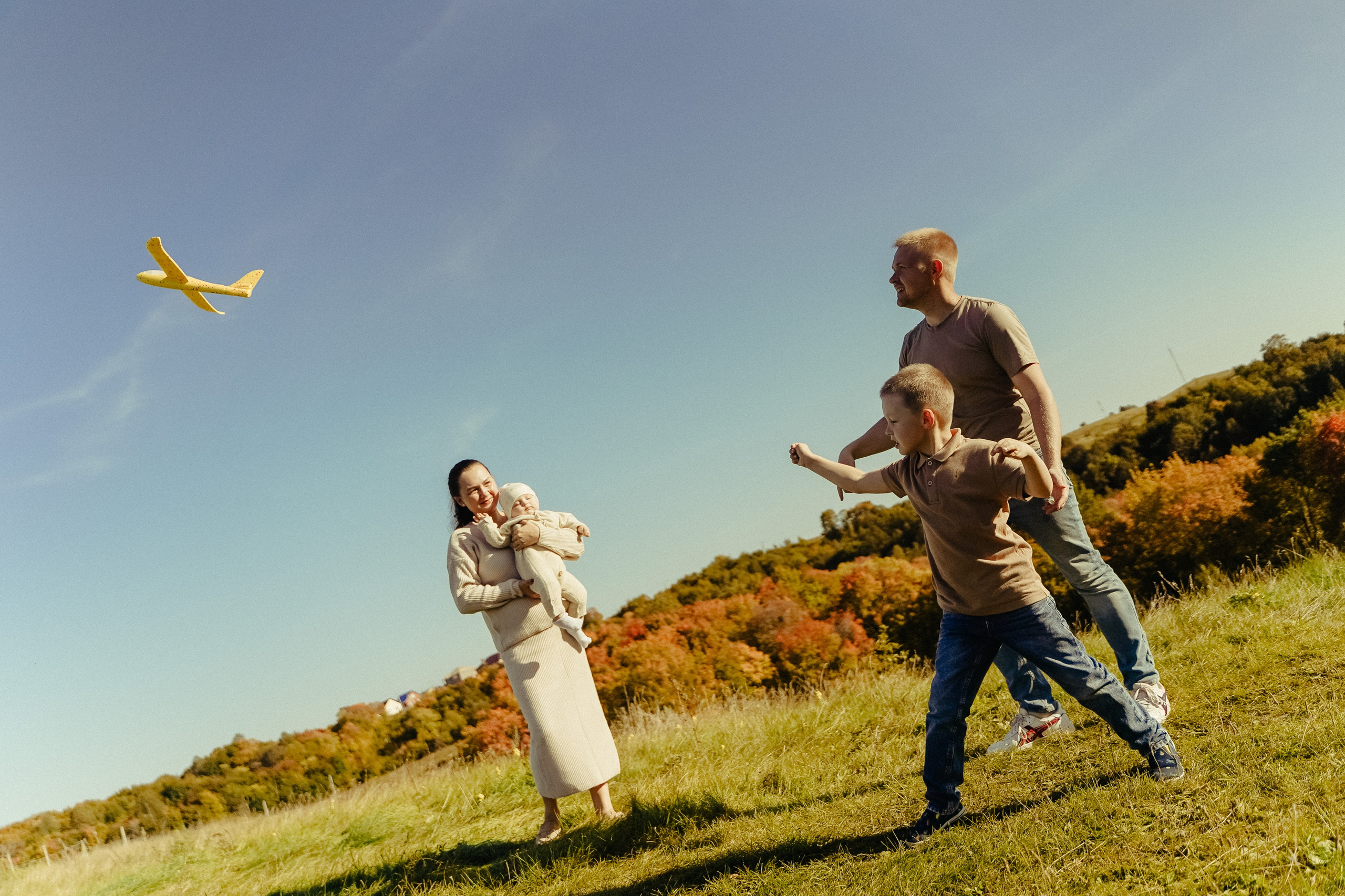 Семейная съемка осенью