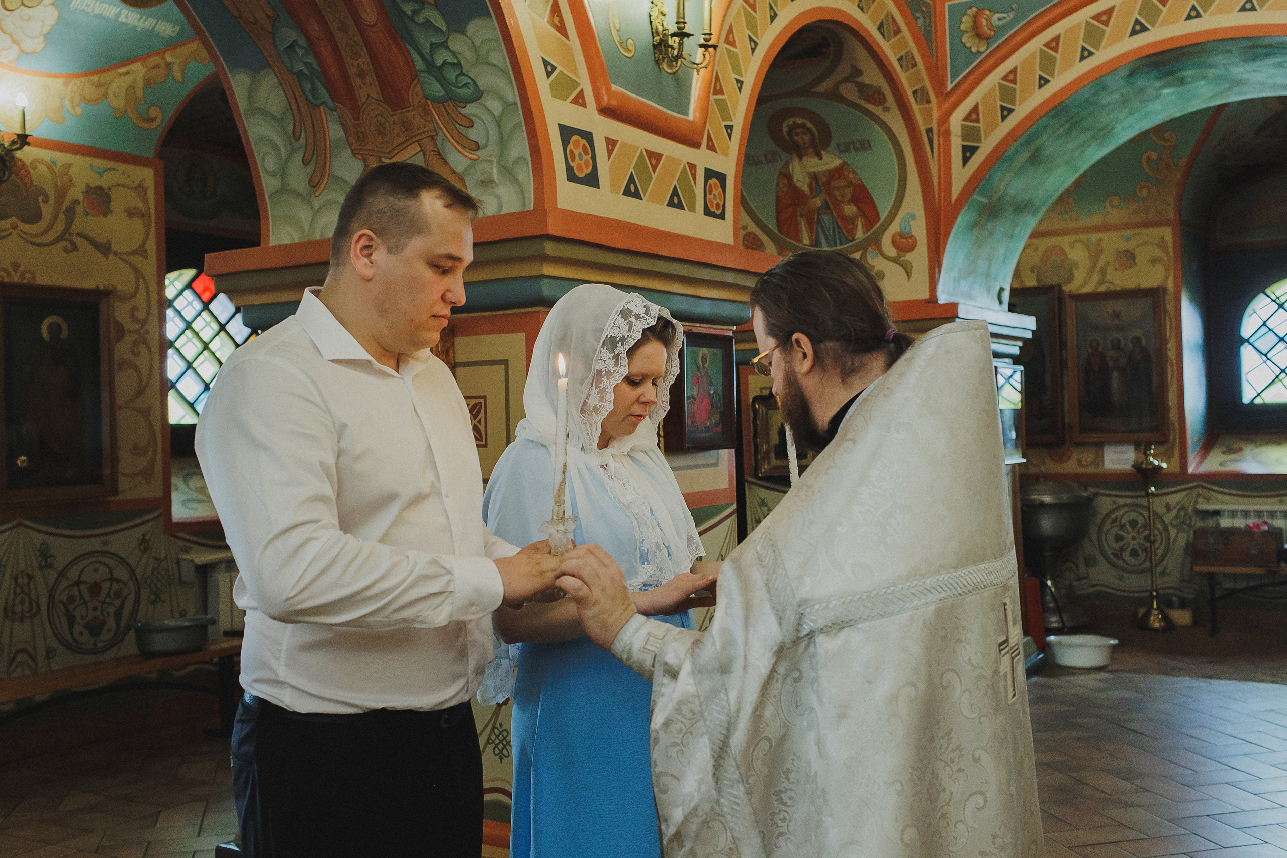 Фотосессия таинства венчания в Люберцах. Фотограф в Москве и Люберцах Анна Ушакова
