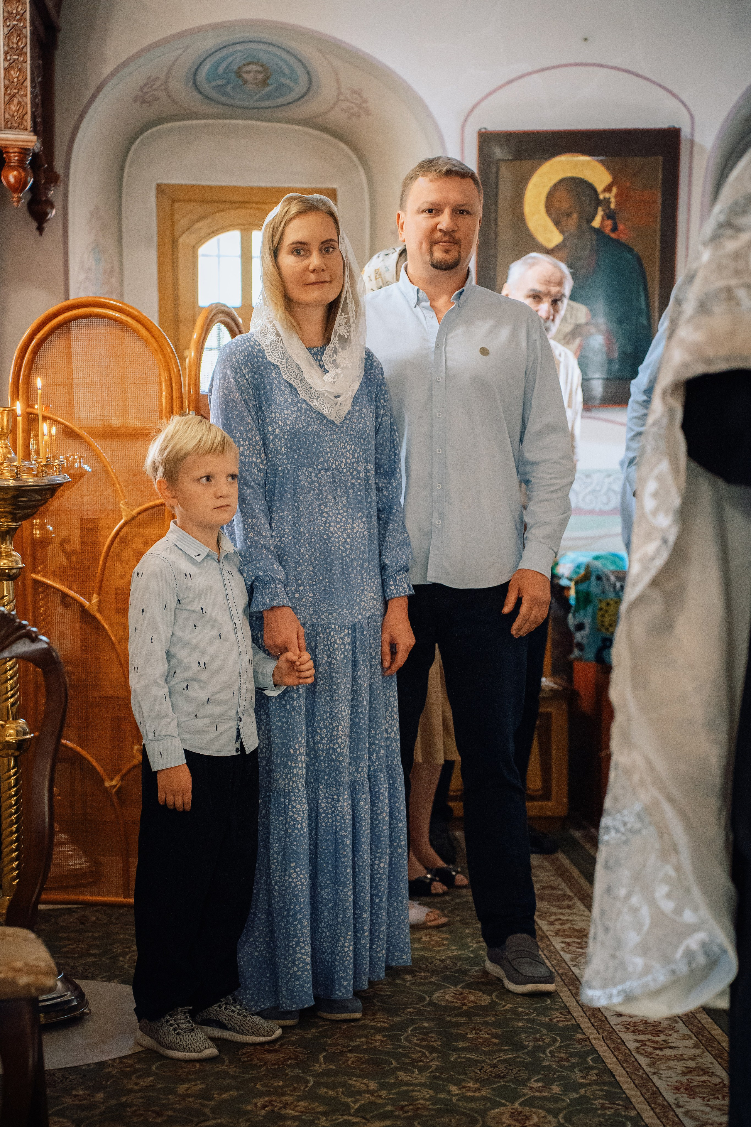 Крещение Марка. Фотограф Казакова Анастасия