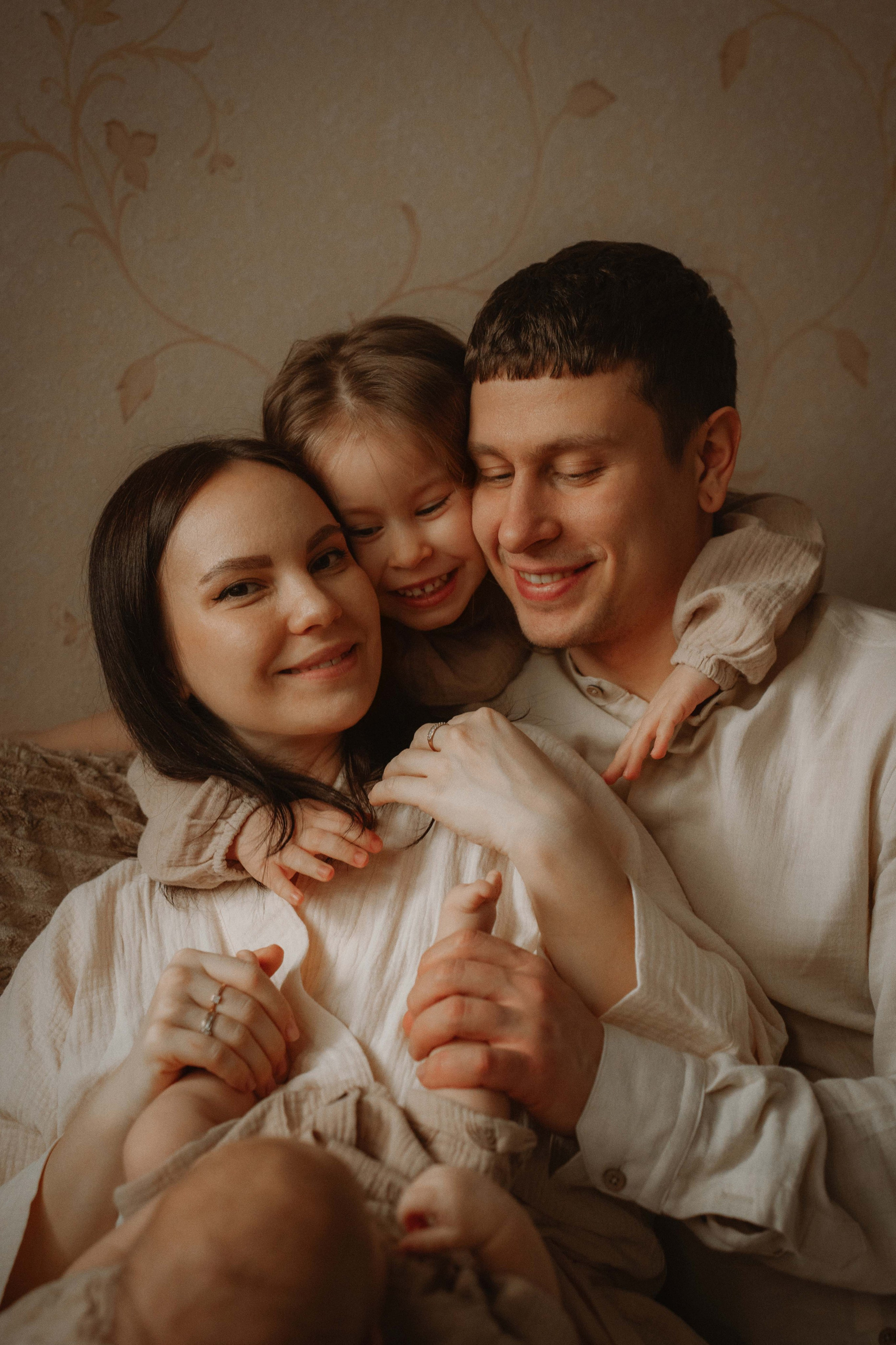 Ваня, Лера, Алиса и Кирюша. Семейный фотограф • Домашние съемки в Нижнем Новгороде