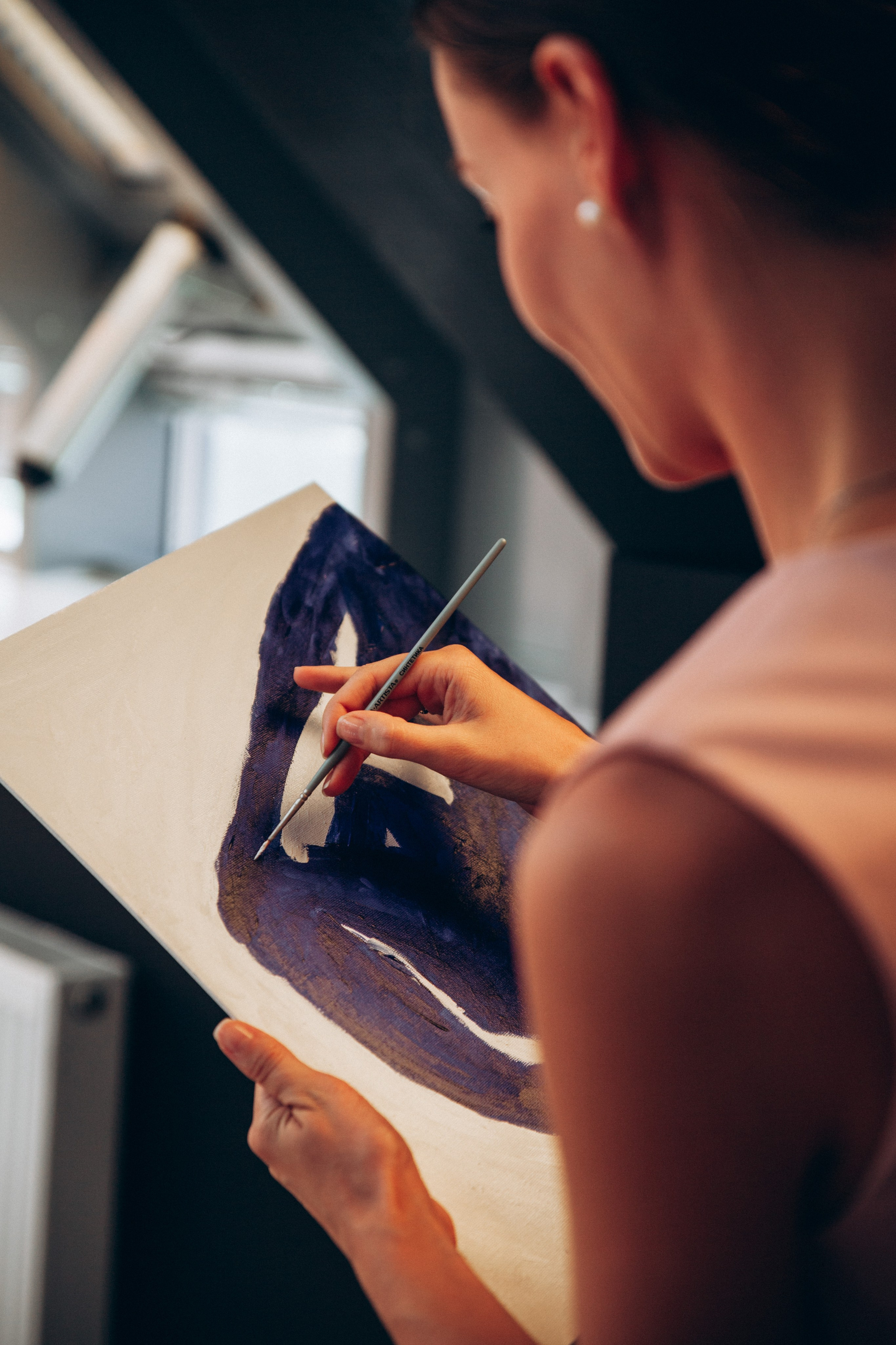 Мастер-класс по живописи. Преподаватель Анна К-К. Репортажный и детский фотограф в Минске