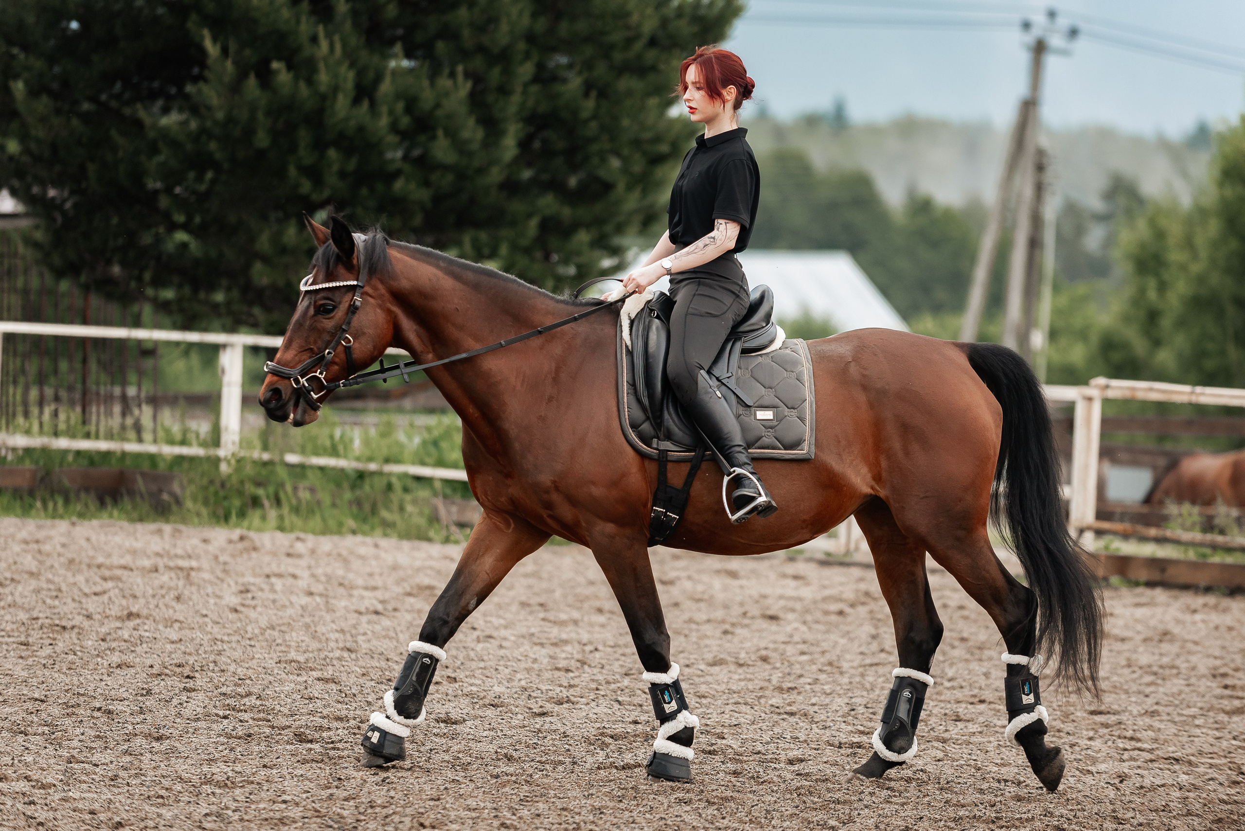 Ольга и Шерави. Куракина Дарья • Конный фотограф