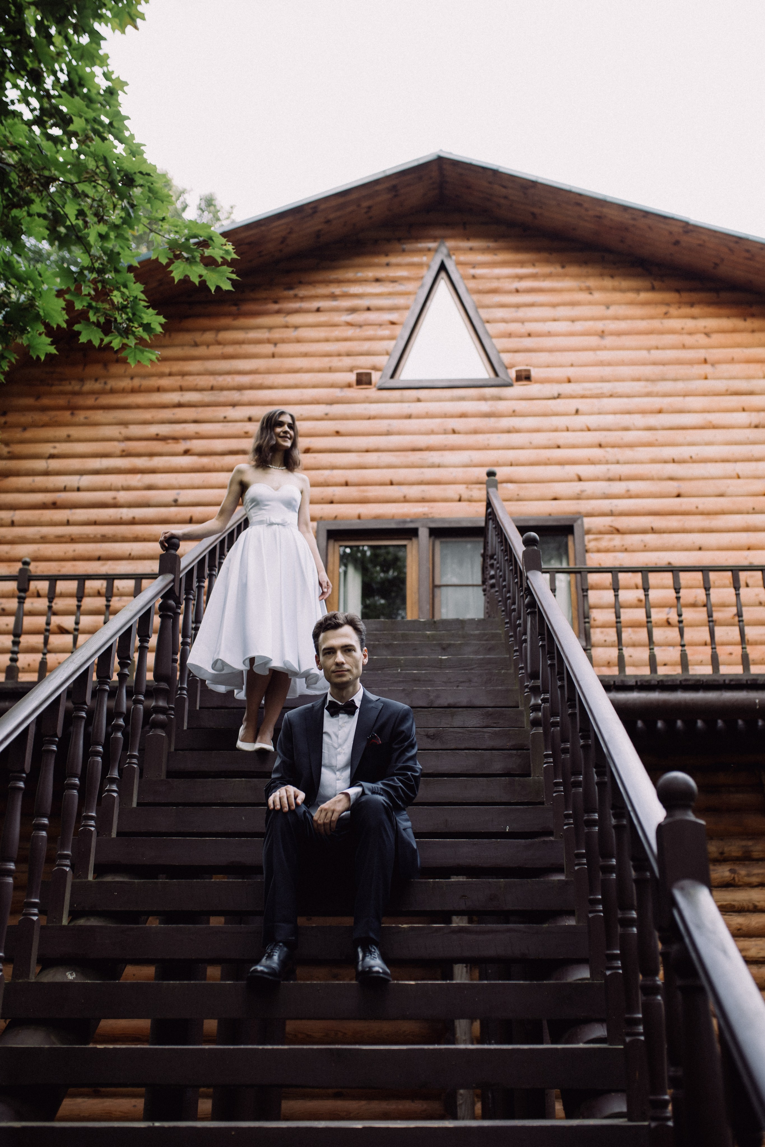 Прогулки во время свадебного банкета. Happiness is in the moments