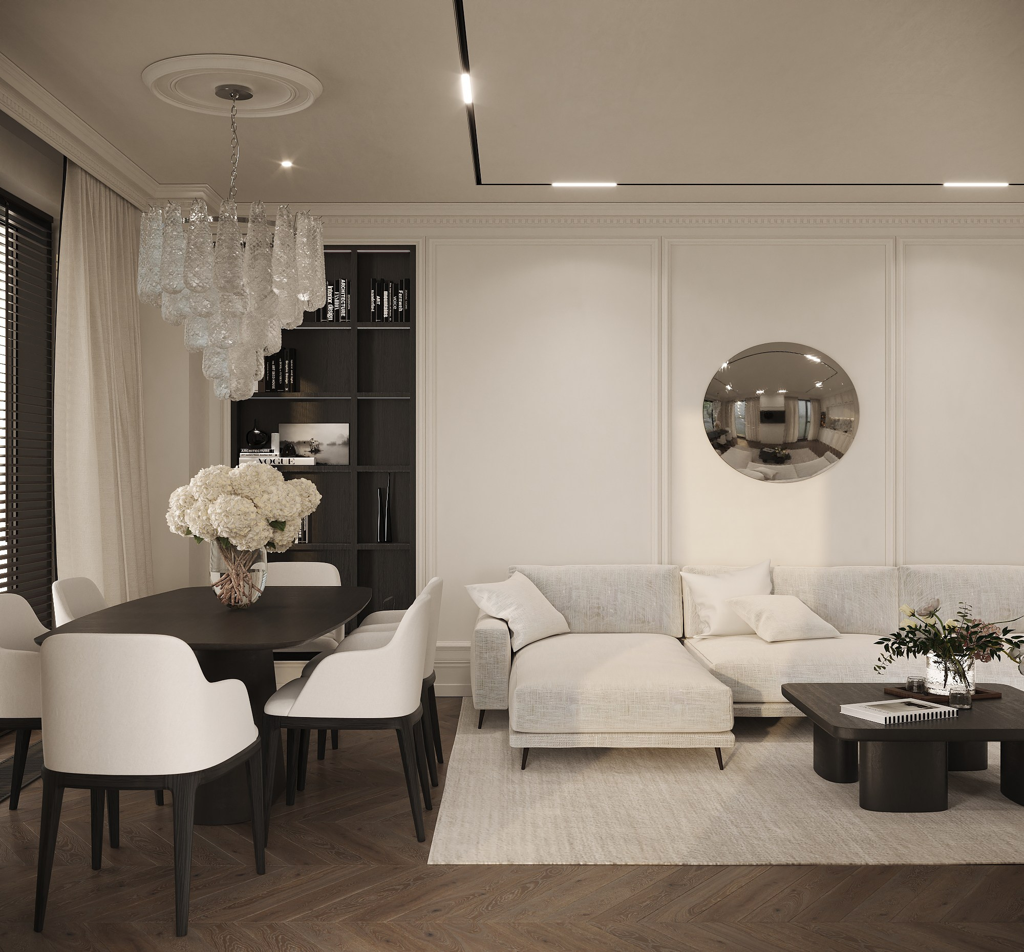 Willtowers 85 sqm. Алла Нечаева|Интерьерная визуализация