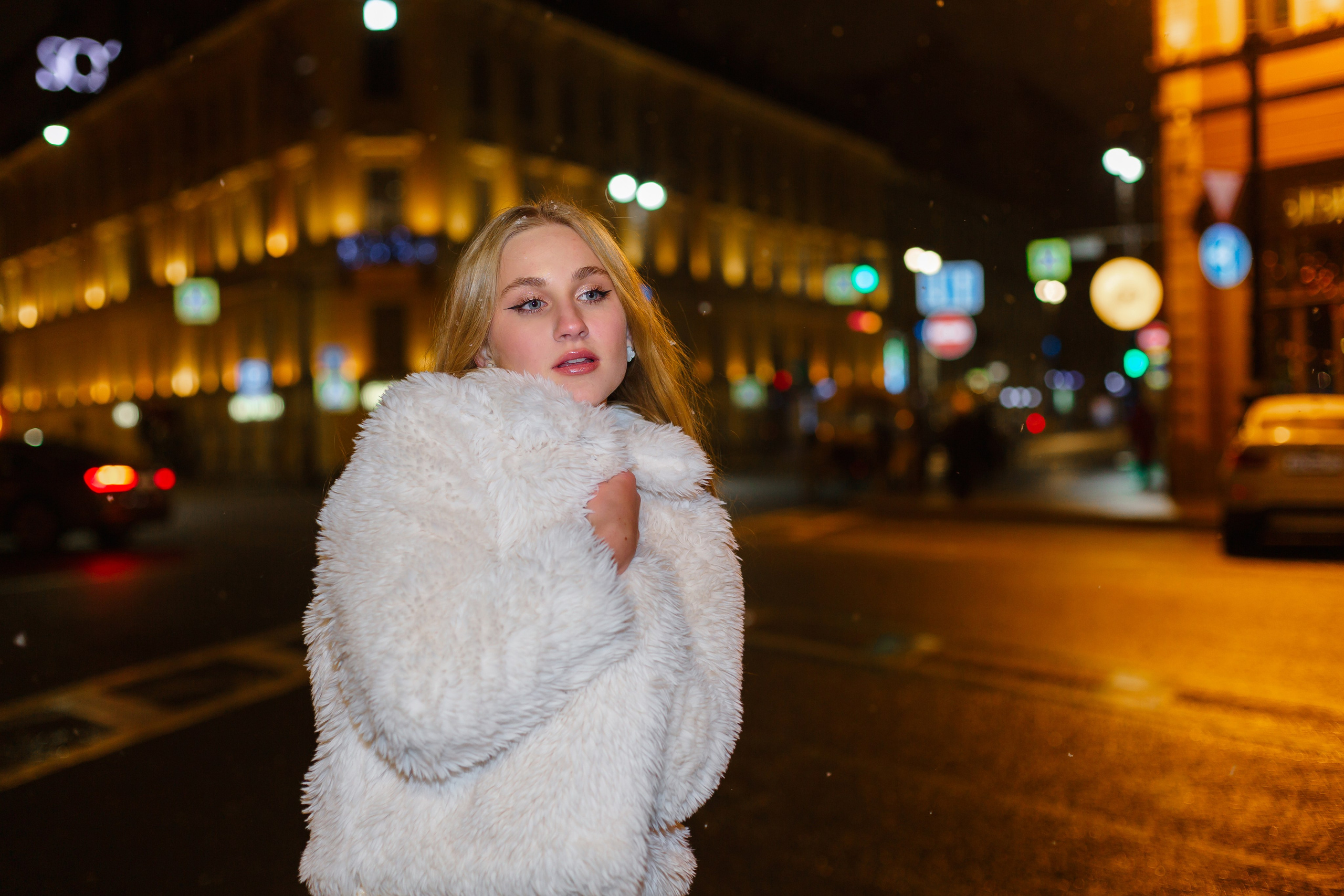 Прогулка по Новогоднему ночному Санкт- Петербургу. Свадебный и семейный фотограф Спб Бошман Ирина