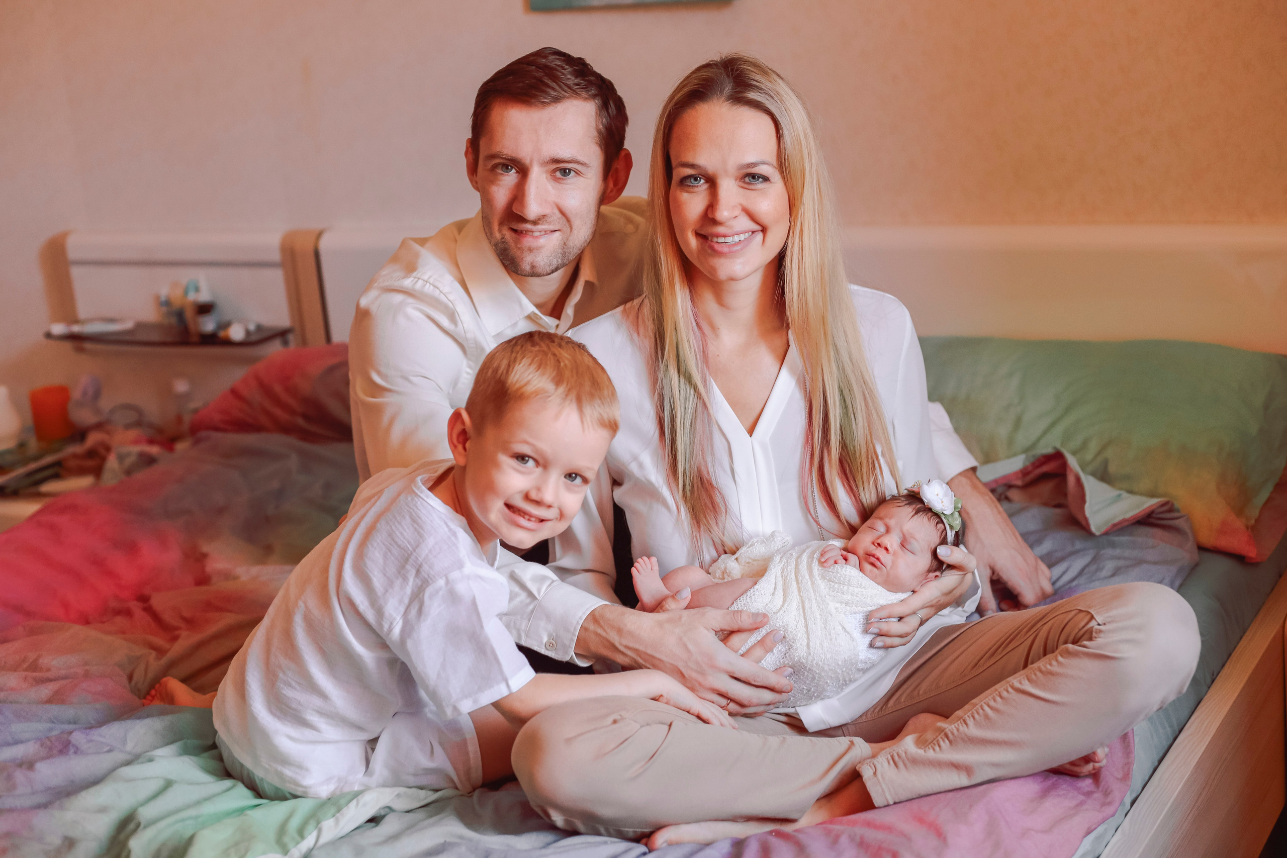 Семья Алины. Семейный фотограф и фотограф новорожденных в Санкт-Петербурге Алина Фе
