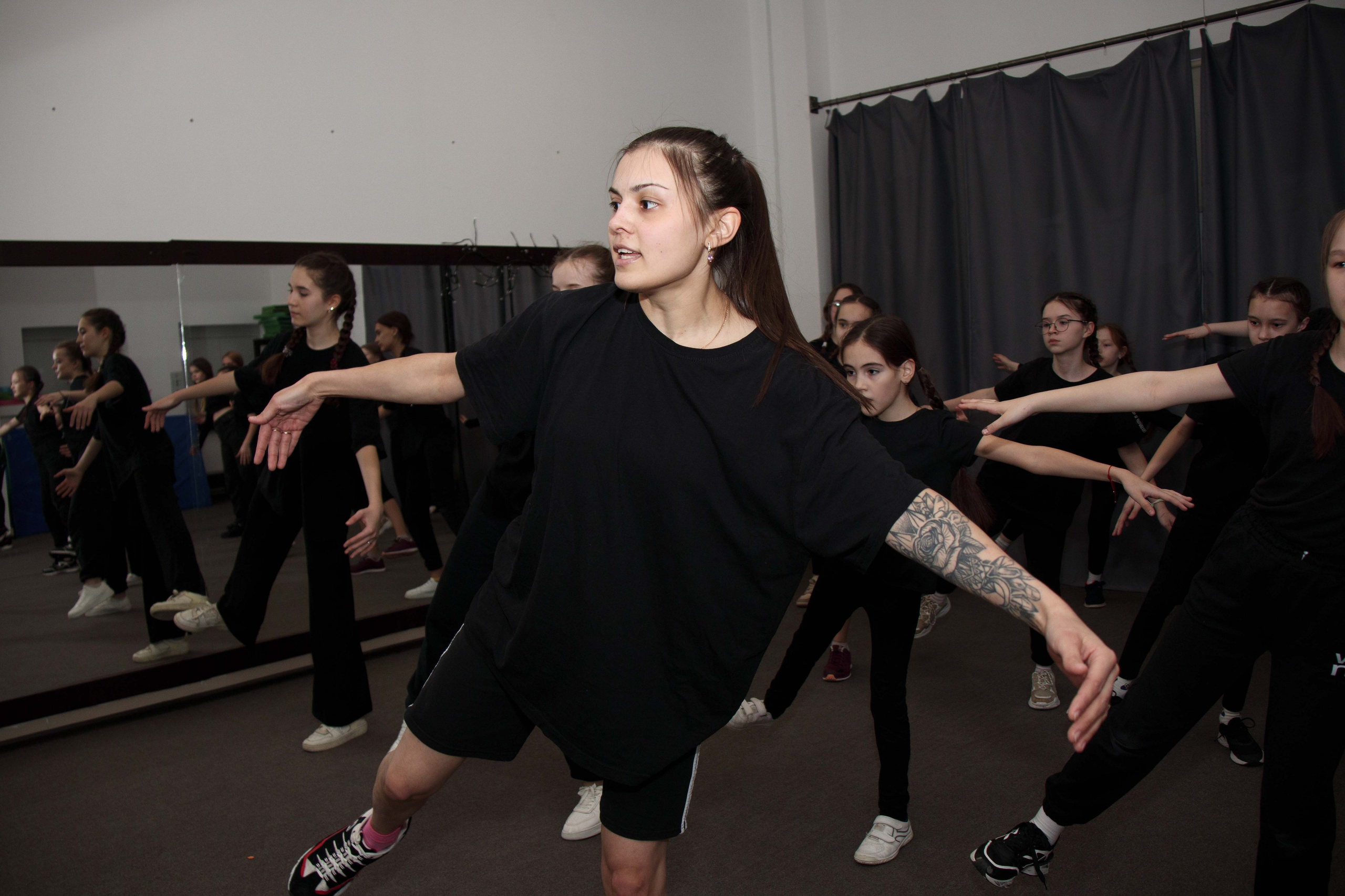 Тренировка в танц. школе. Репортажный Фотограф