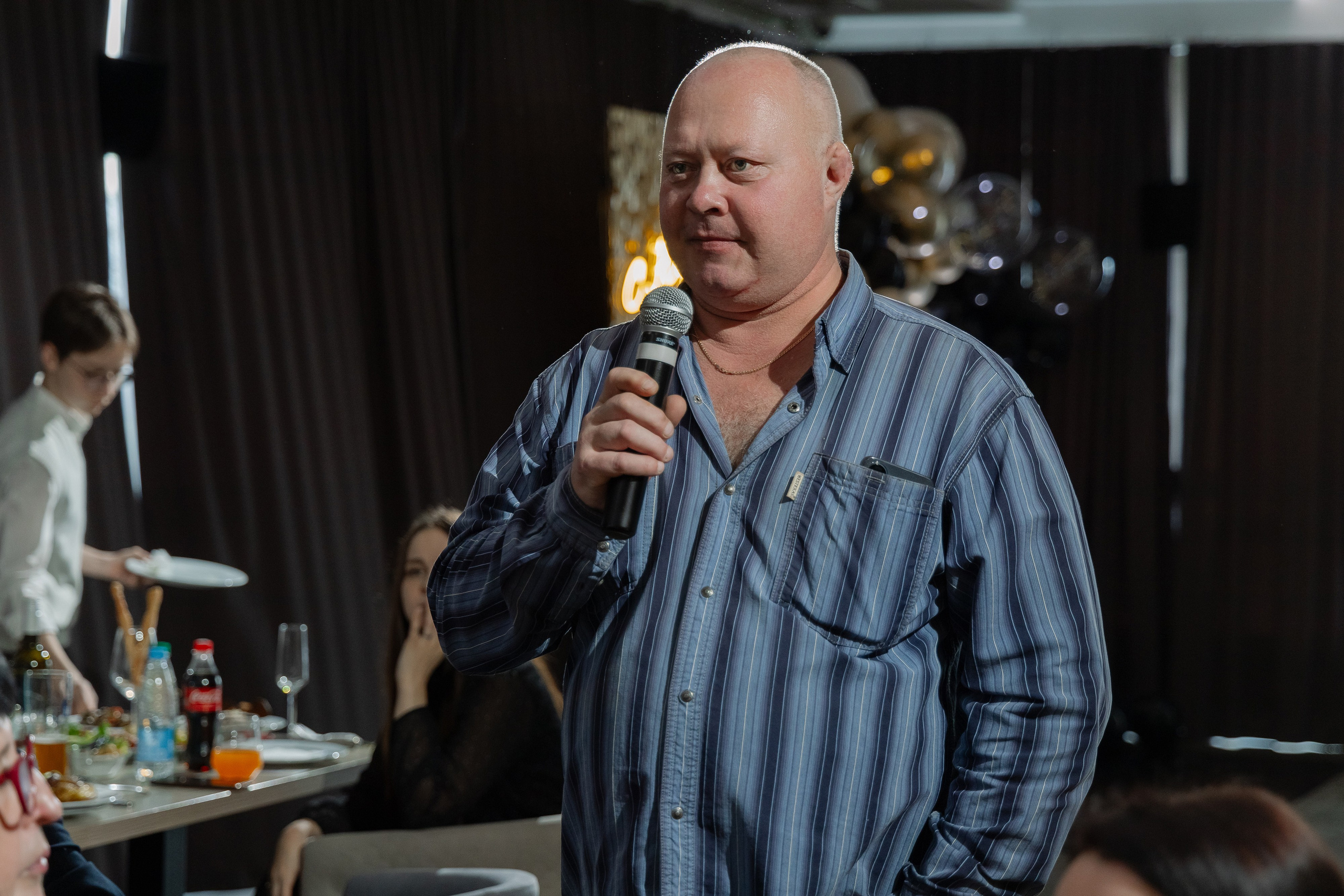 Фотосъемка юбилея в кафе BALDENINI в Минске. Свадебный фотограф в Минске/Беларуси Сергей Спиридонов