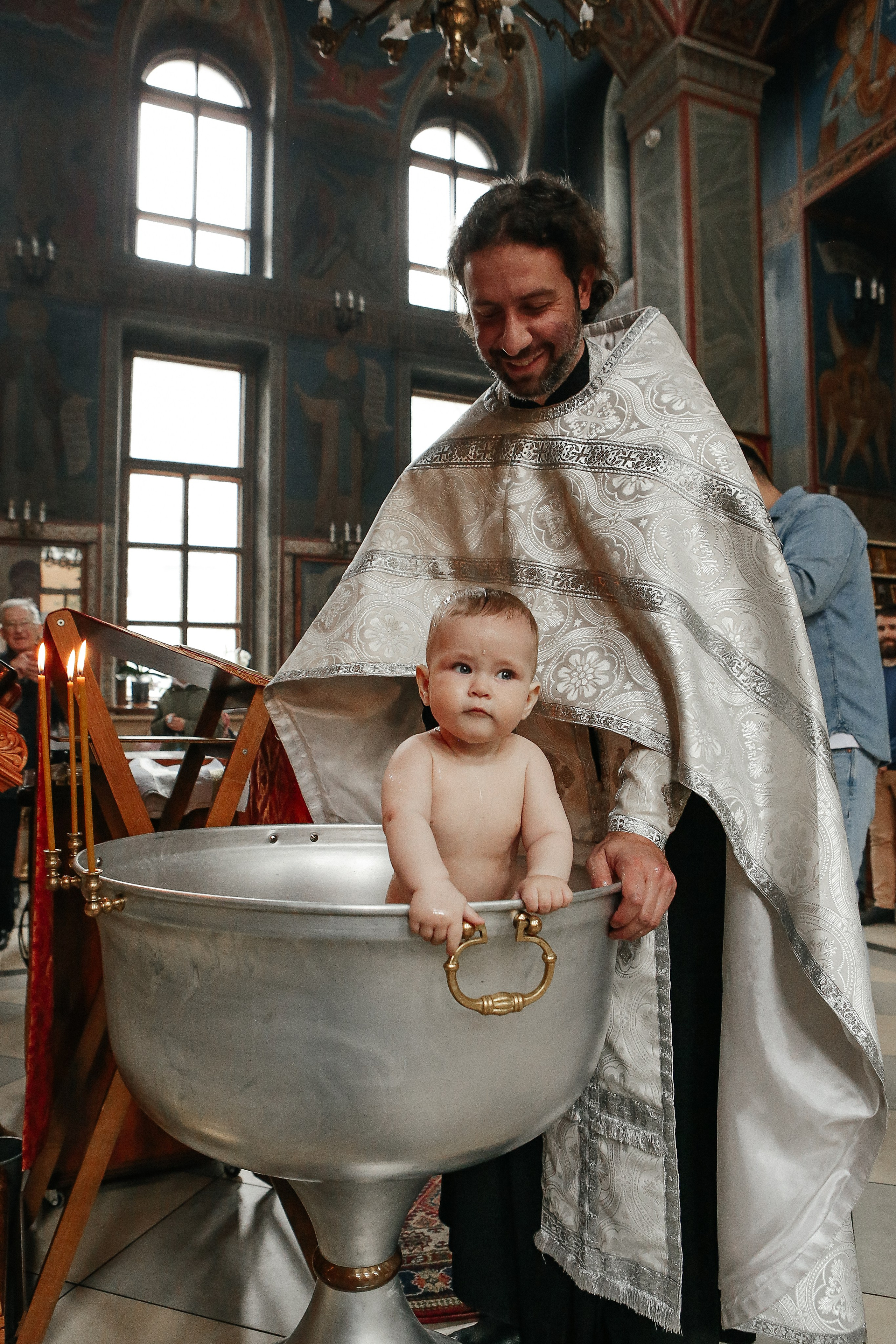 Крещение Максима. Семейный и детский фотограф в Москве Александра Мак